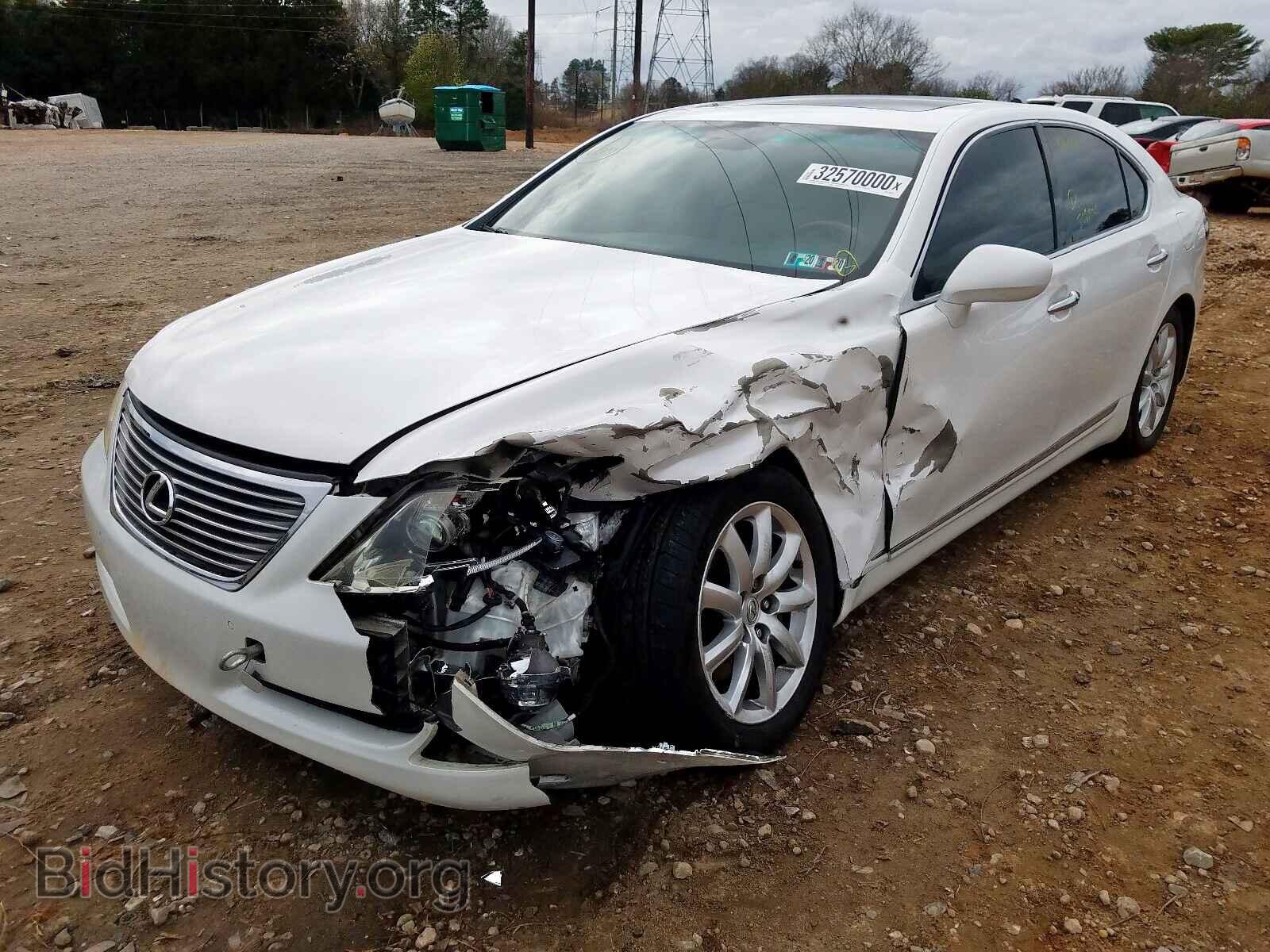 2008 LEXUS LS460 - VIN: JTHBL46FX85068015 - Фото 2