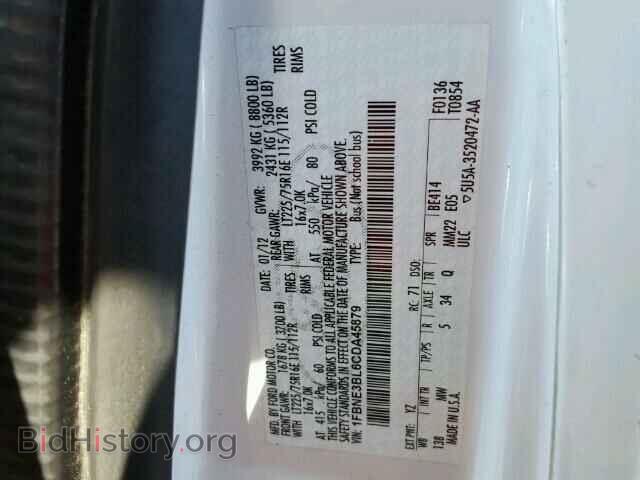 2012 FORD ECONOLINE - VIN: 1FBNE3BL6CDA45879 - Photo 10