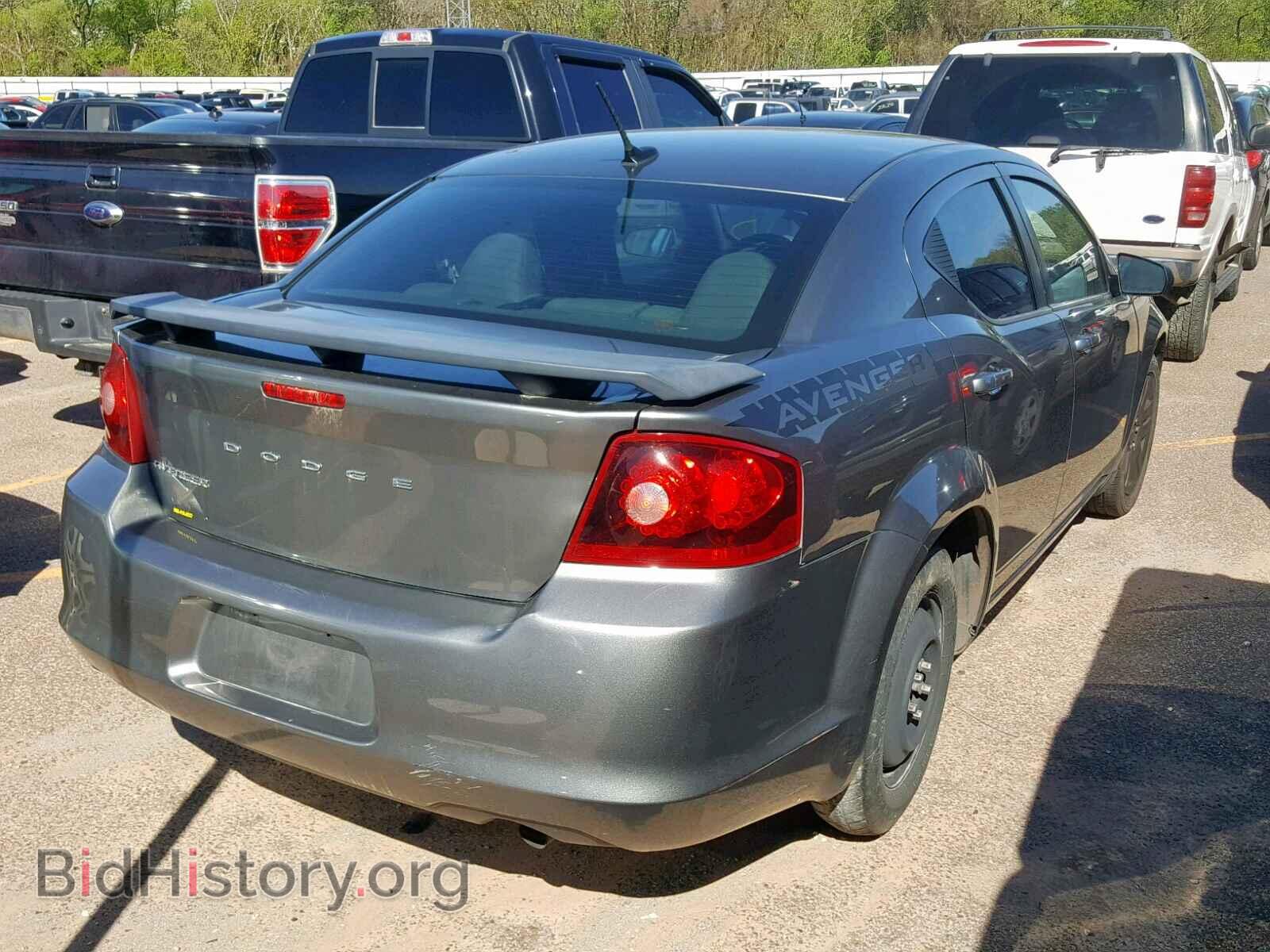 2013 DODGE AVENGER - VIN: 1C3CDZAB1DN611383 - Фото 4