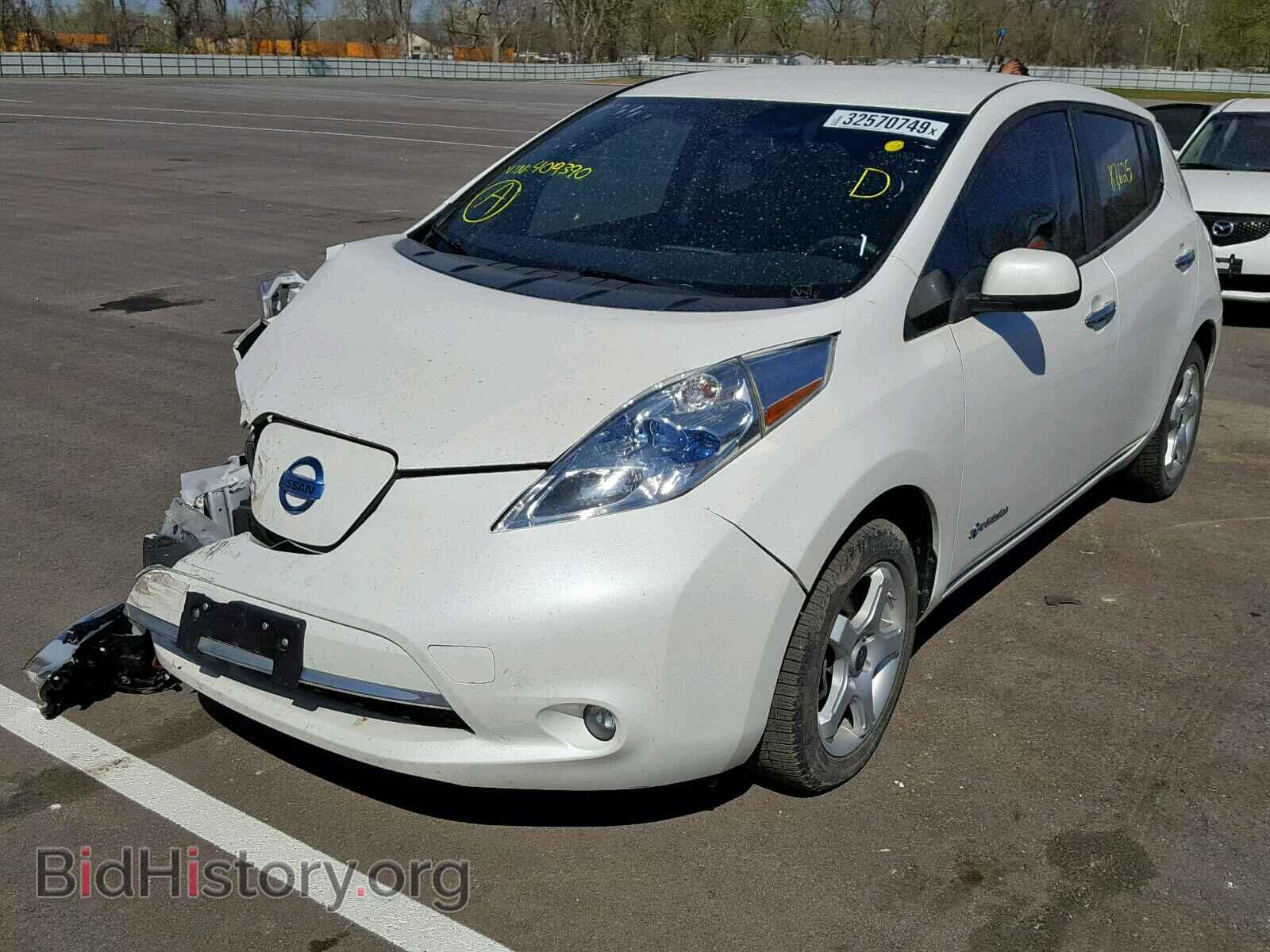 2013 NISSAN LEAF - VIN: 1N4AZ0CP4DC409390 - Фото 2