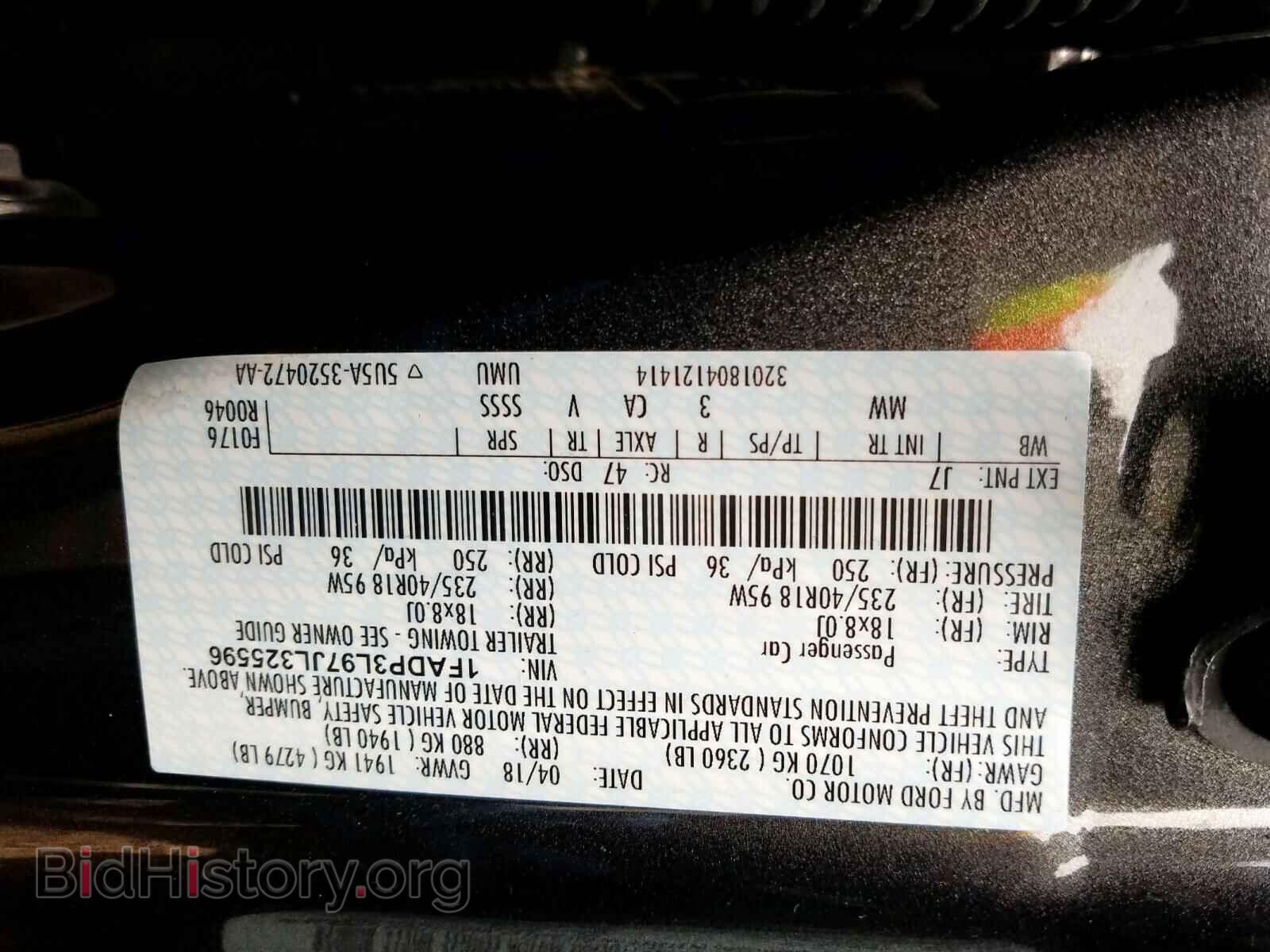 2018 FORD FOCUS - VIN: 1FADP3L97JL325596 - Фото 10