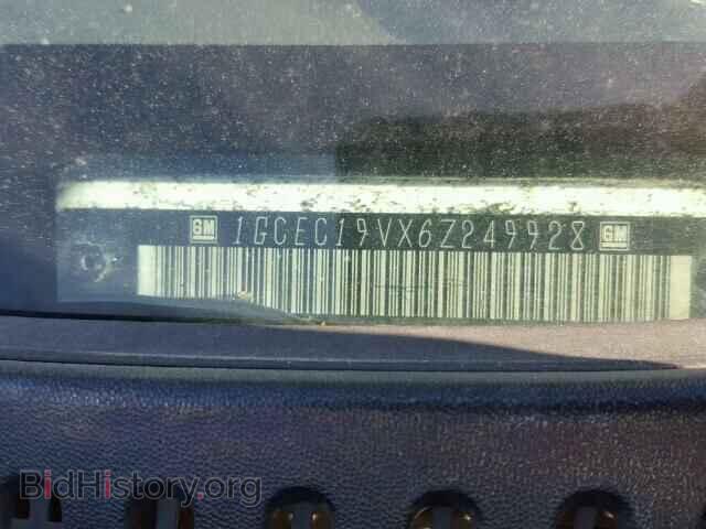 2006 CHEVROLET SILVERADO - VIN: 1GCEC19VX6Z249928 - Фото 10