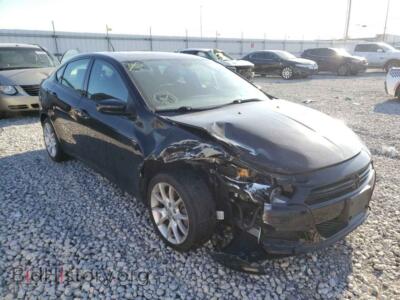 2013 Dodge DART Dart SXT, черный — VIN 1C3CDFBA4DD202160, Copart