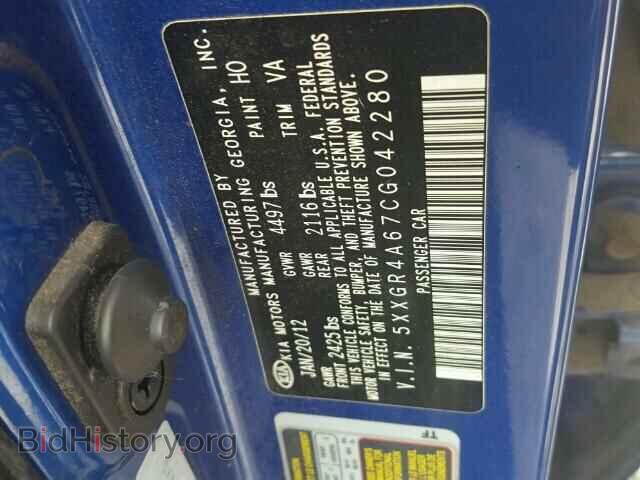 2012 KIA OPTIMA - VIN: 5XXGR4A67CG042280 - Фото 10