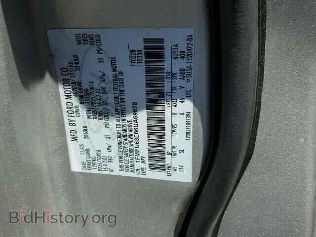 2006 FORD EXPLORER - VIN: 1FMEU63E66UA69678 - Фото 10