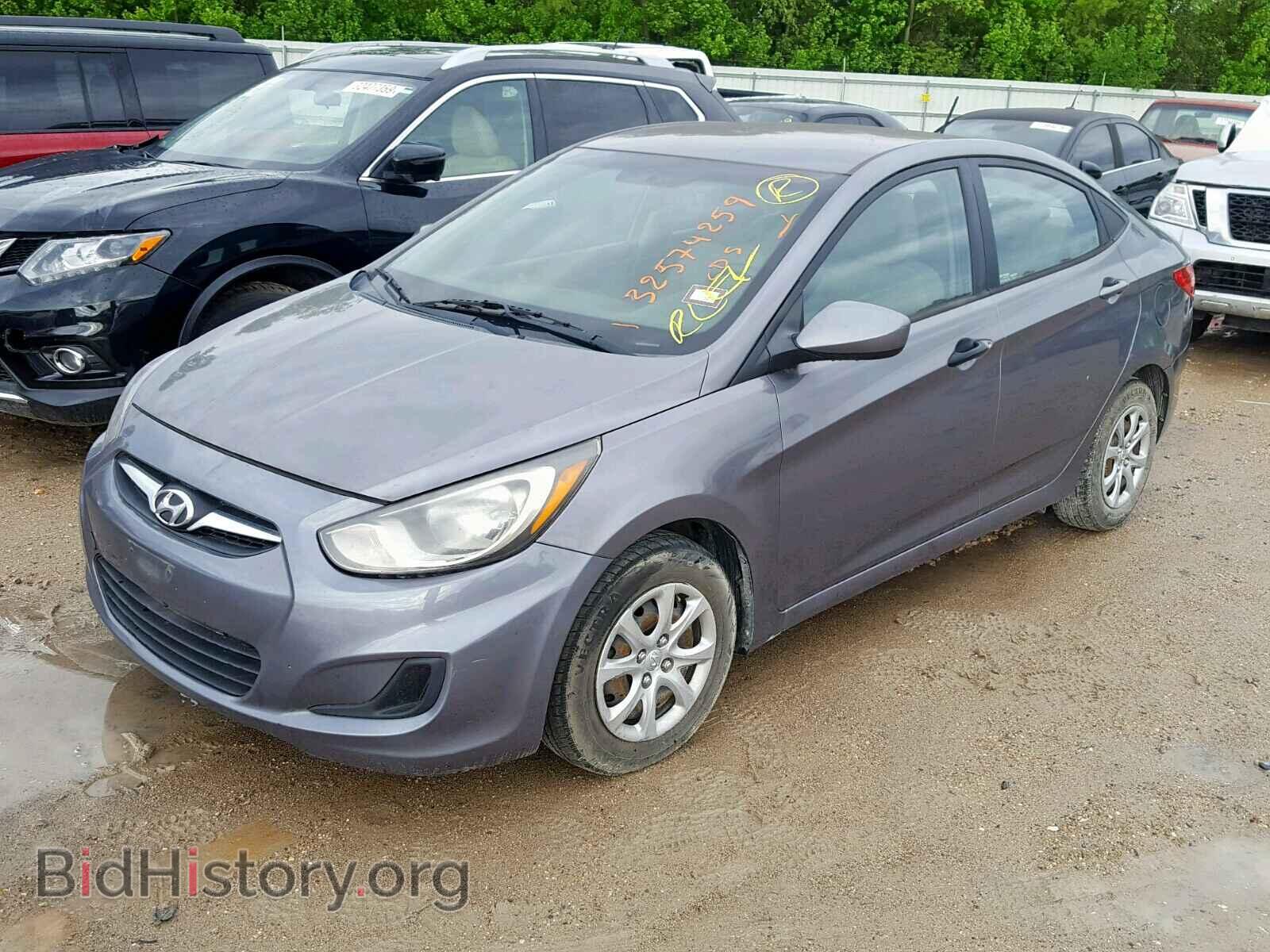 2013 HYUNDAI ACCENT - VIN: KMHCT4AE6DU504181 - Фото 2
