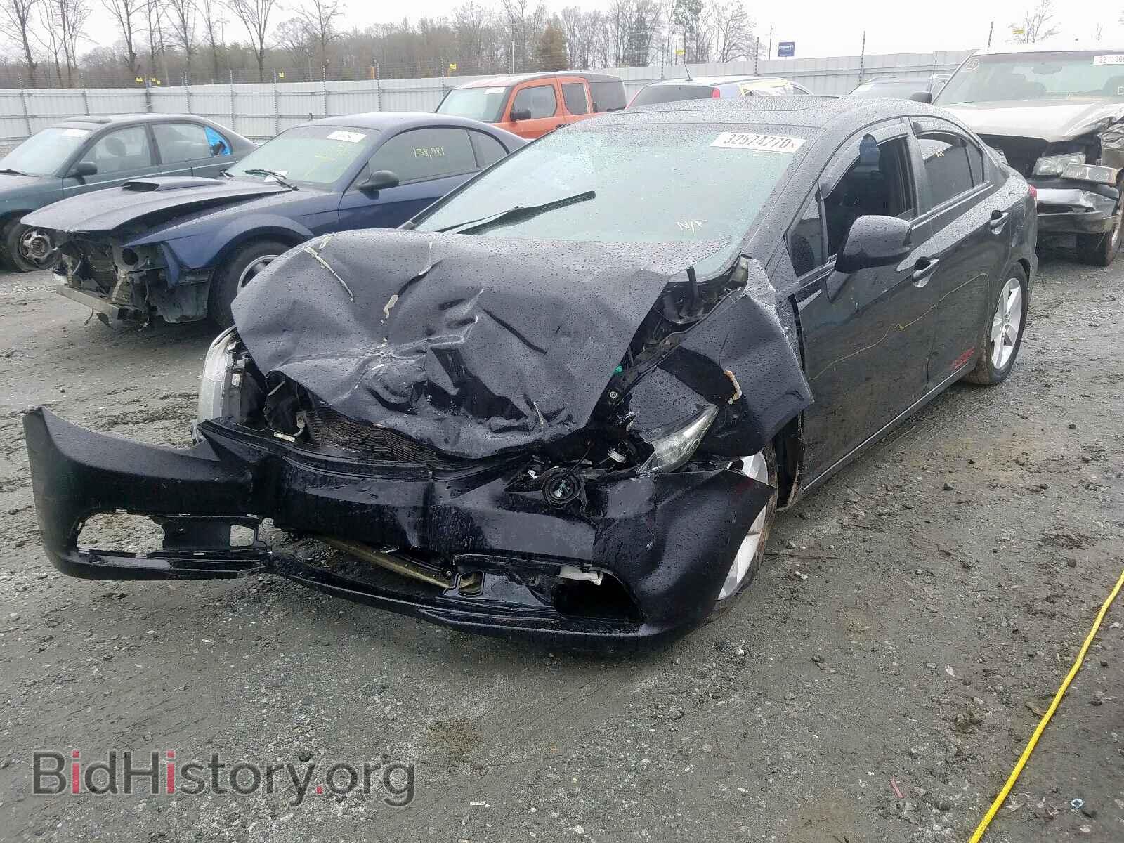 2013 HONDA CIVIC - VIN: 2HGFB6E52DH709009 - Фото 2
