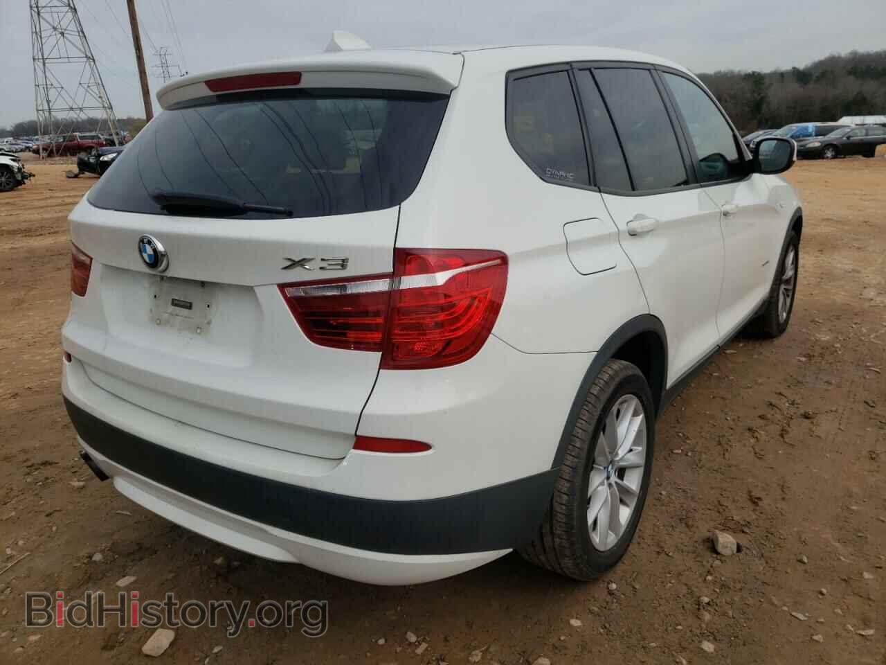 2013 BMW X3 - VIN: 5UXWX9C53D0A12975 - Фото 4