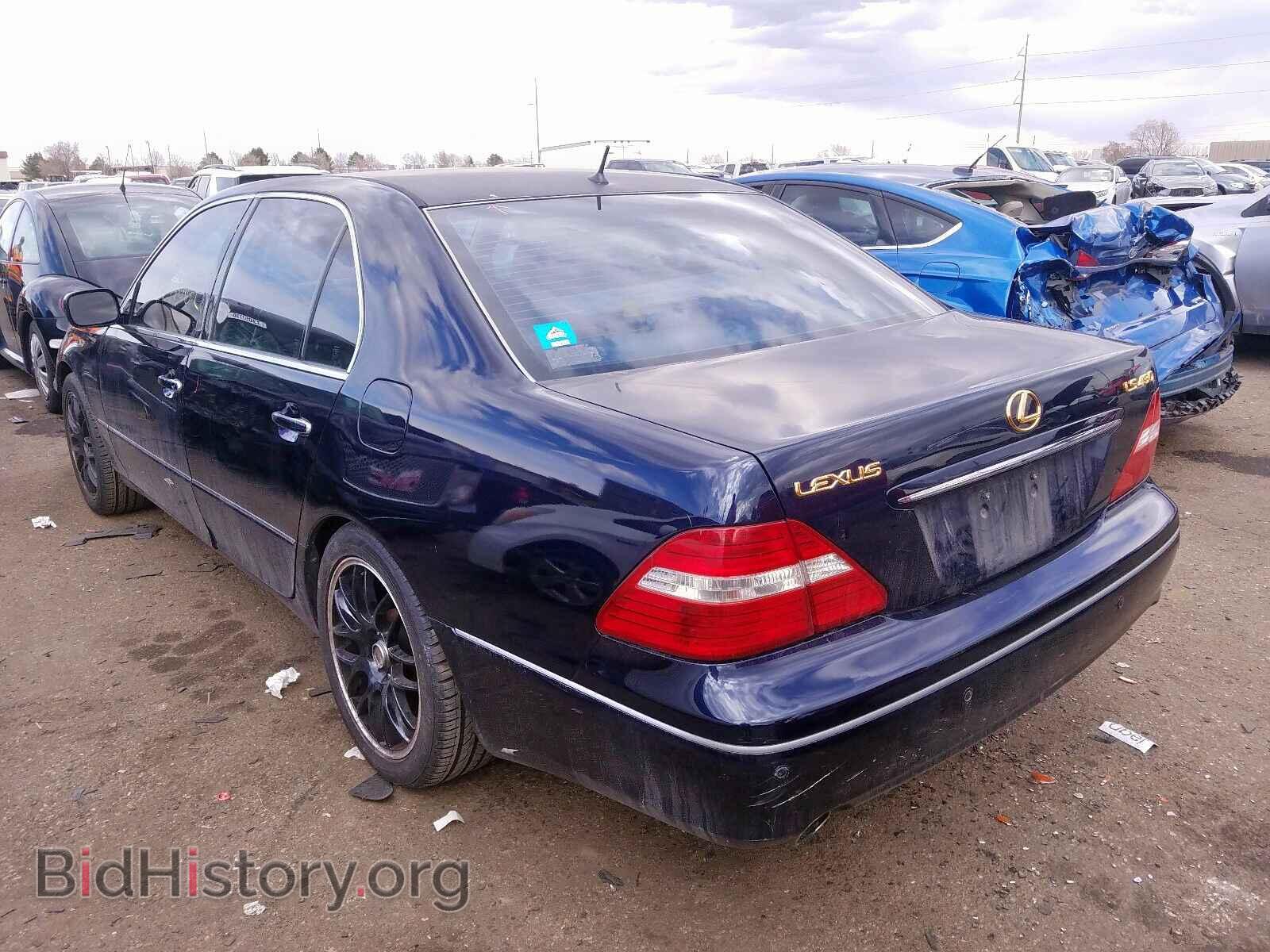 2004 LEXUS LS430 - VIN: JTHBN36F440135459 - Фото 3