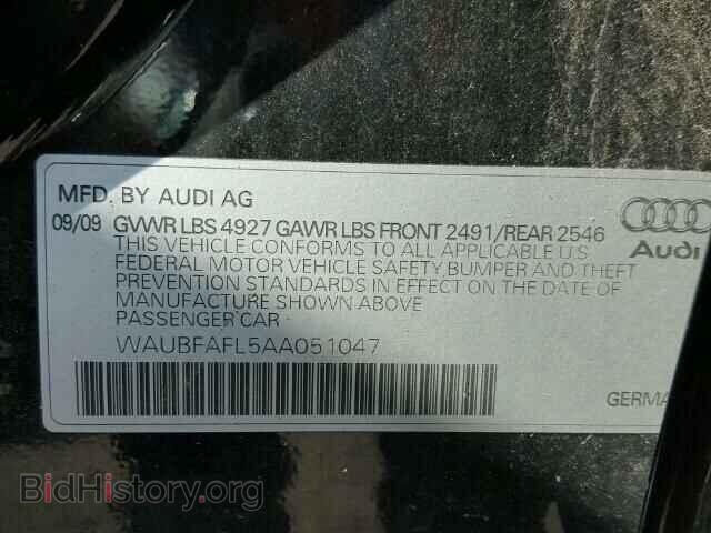 2010 AUDI A4 - VIN: WAUBFAFL5AA051047 - Фото 10