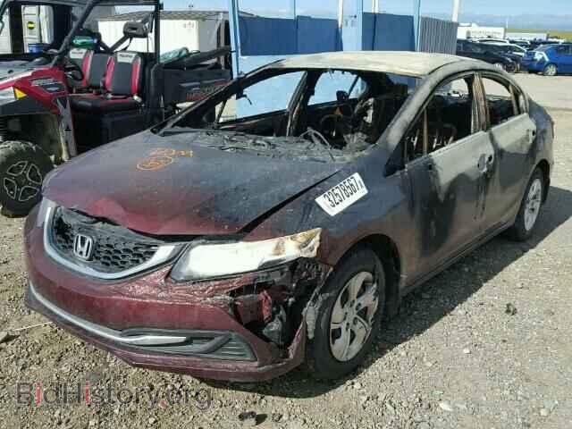 2014 HONDA CIVIC - VIN: 2HGFB2F41EH025570 - Фото 2