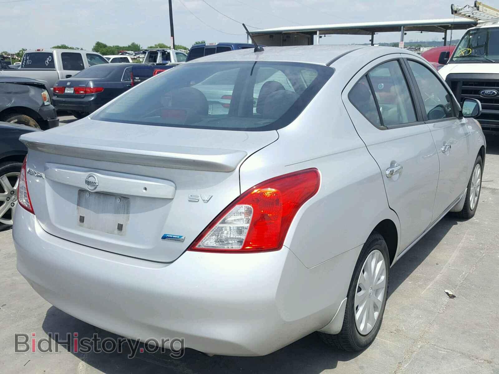 2012 NISSAN VERSA - VIN: 3N1CN7AP5CL917741 - Фото 4