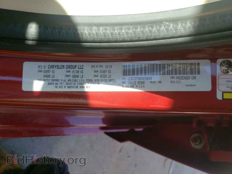 2010 Chrysler SEBRING (VIN 1C3CC5FB9AN229649) — photo 10 of 10