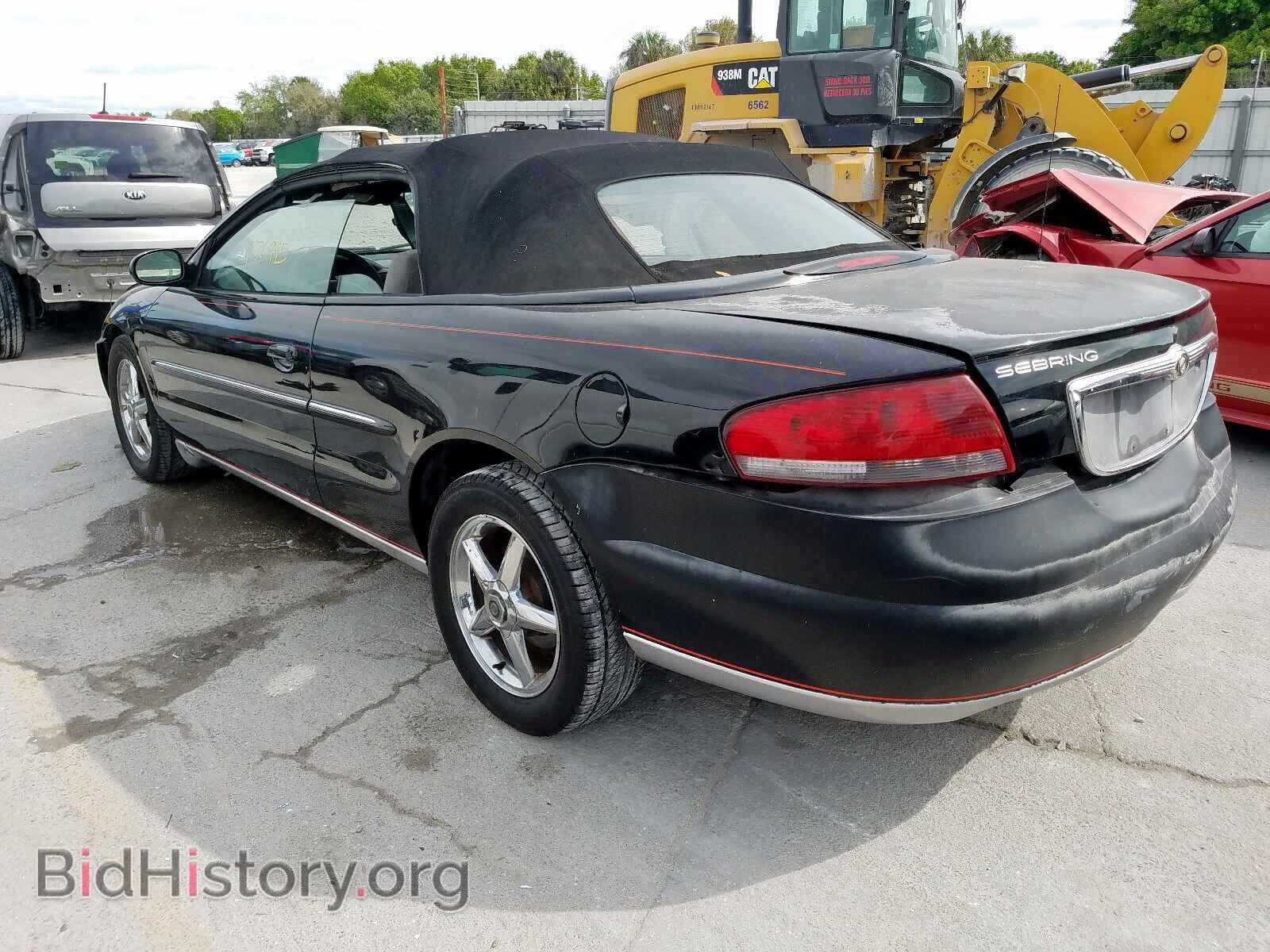 2002 CHRYSLER SEBRING - VIN: 1C3EL55R52N297830 - Фото 3