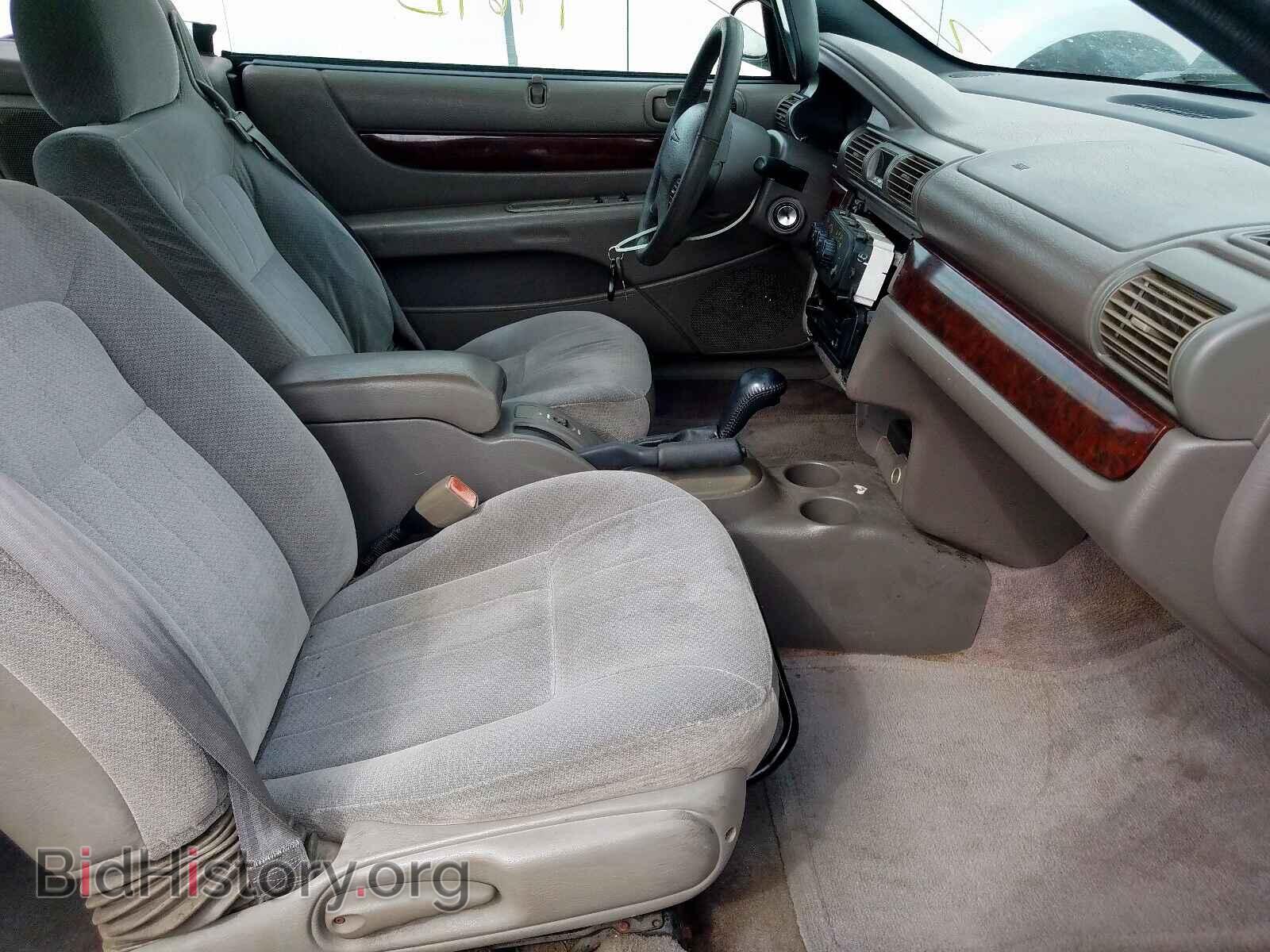2002 CHRYSLER SEBRING - VIN: 1C3EL55R52N297830 - Фото 5