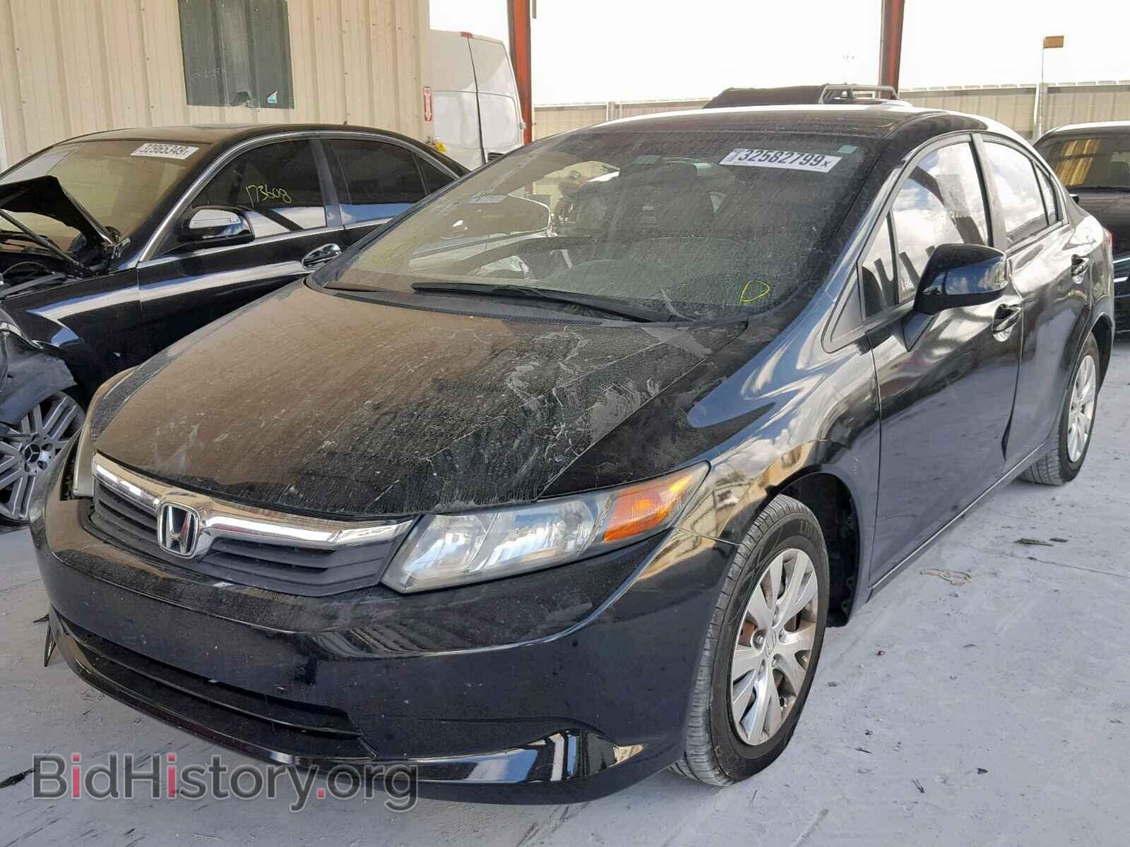 2012 HONDA CIVIC LX - VIN: 19XFB2F53CE068727 - Фото 2