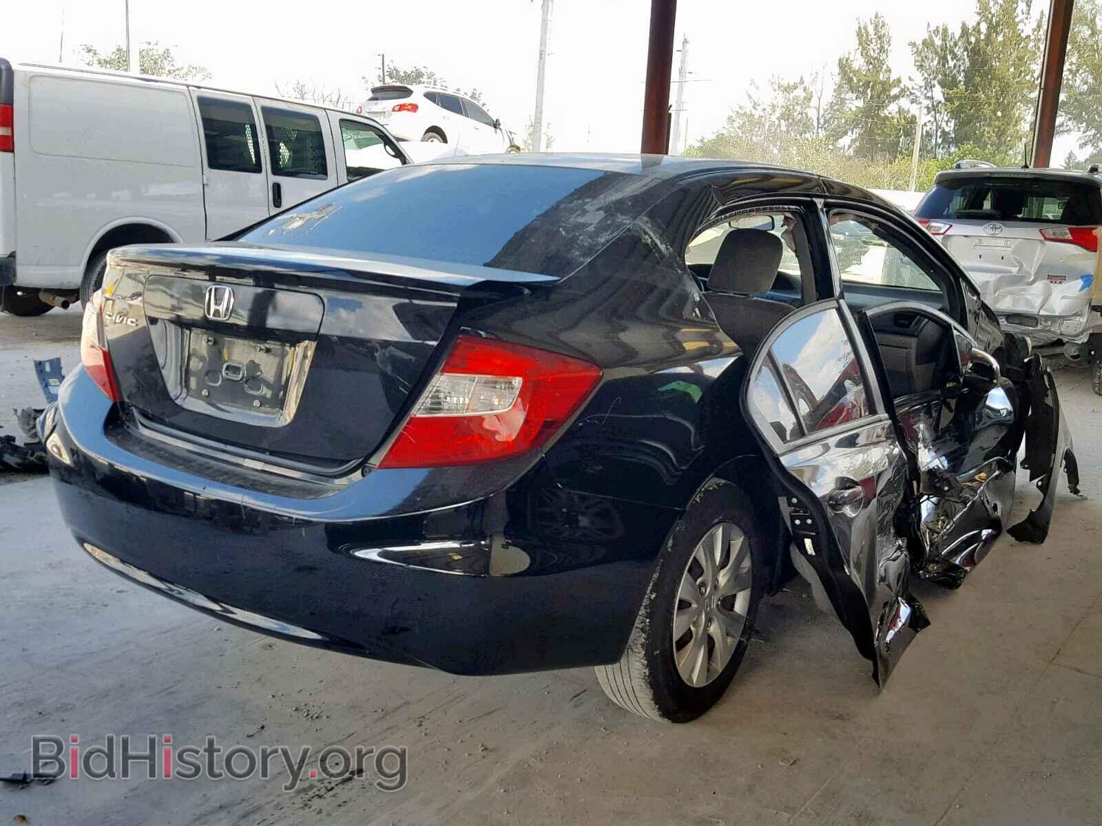 2012 HONDA CIVIC LX - VIN: 19XFB2F53CE068727 - Фото 4