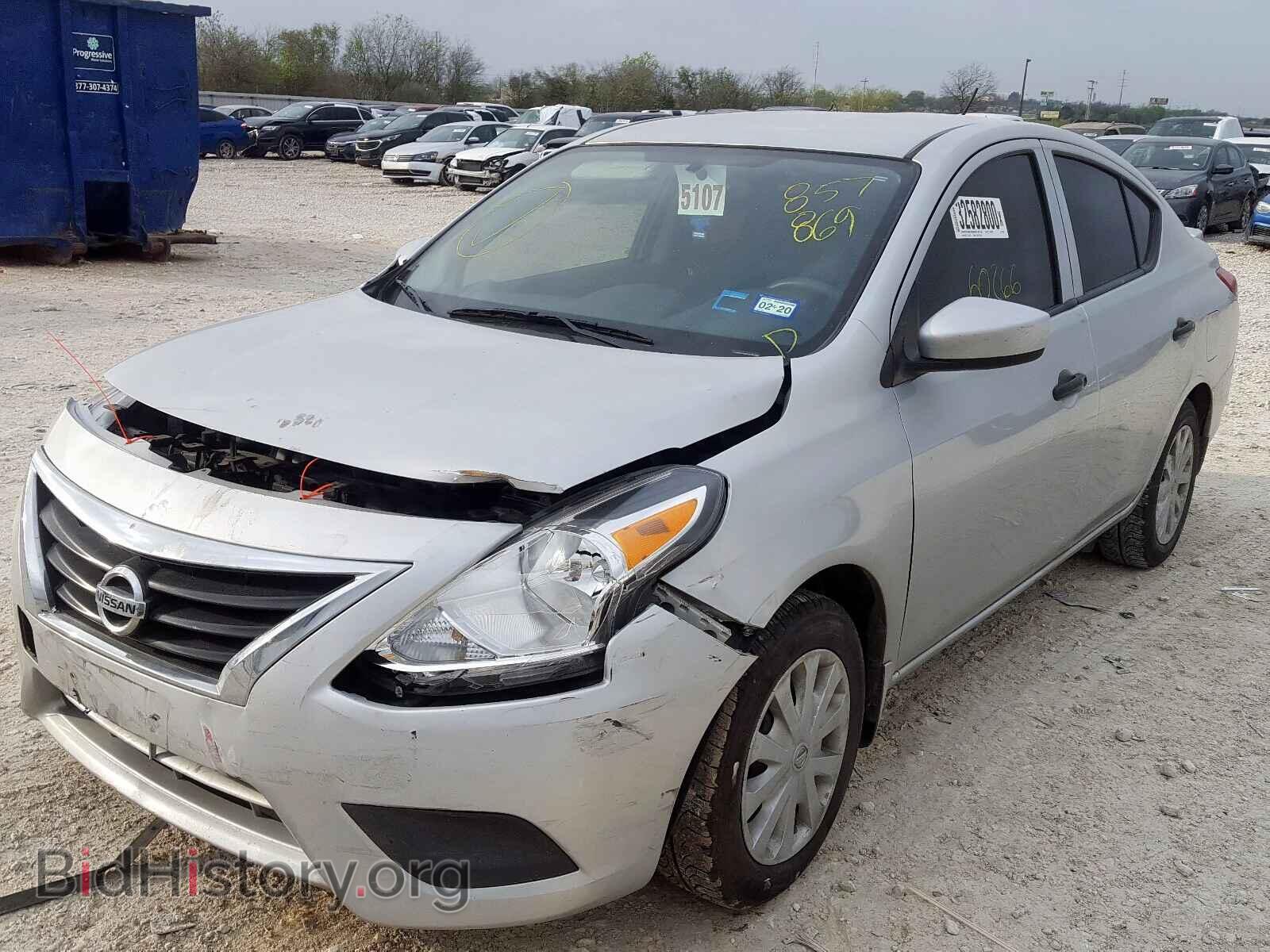 2016 NISSAN VERSA - VIN: 3N1CN7AP7GL857869 - Фото 2