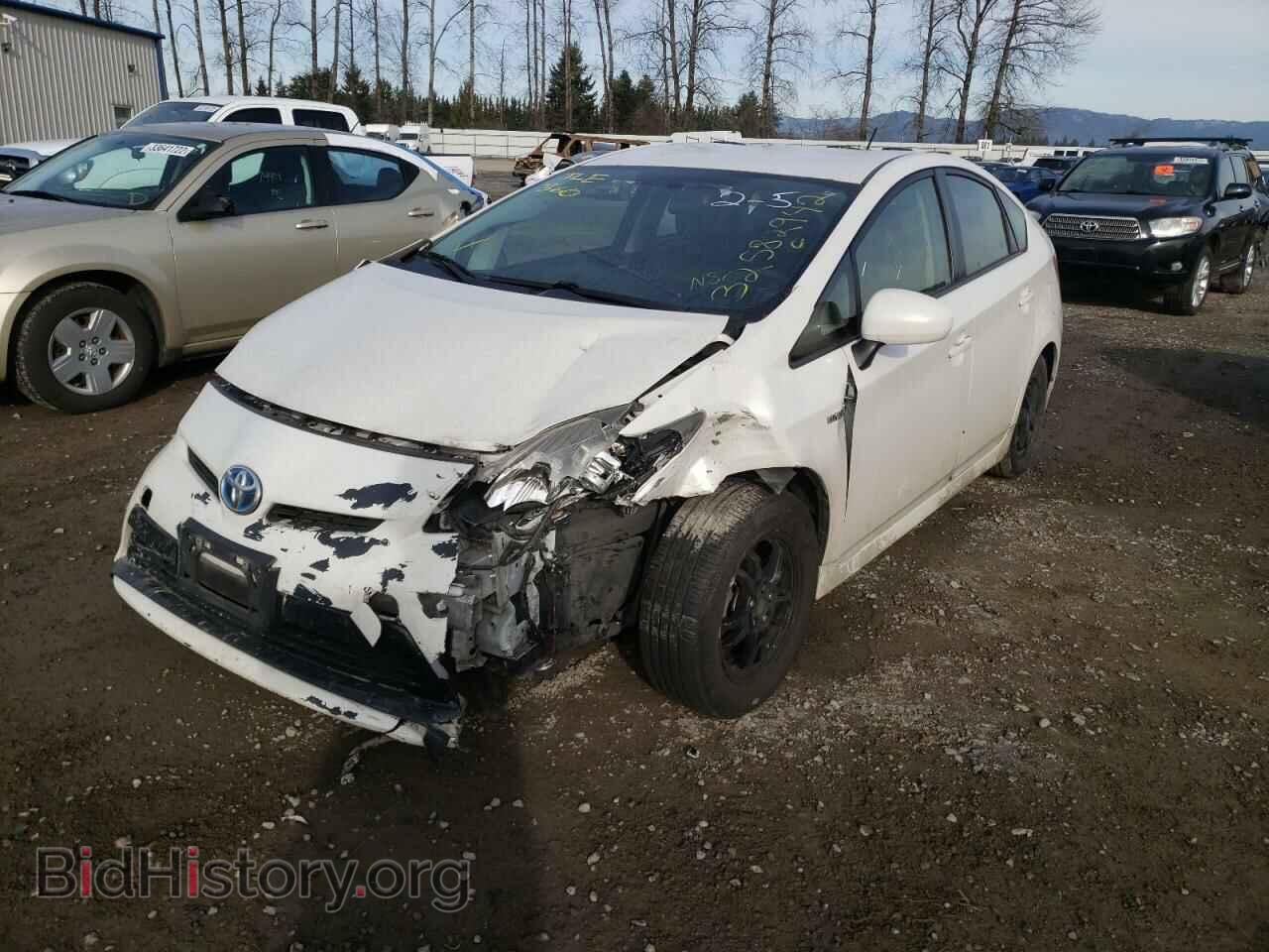 2013 TOYOTA PRIUS - VIN: JTDKN3DU7D5626176 - Фото 2
