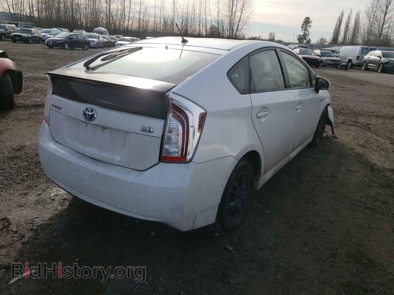 2013 TOYOTA PRIUS - VIN: JTDKN3DU7D5626176 - Фото 4