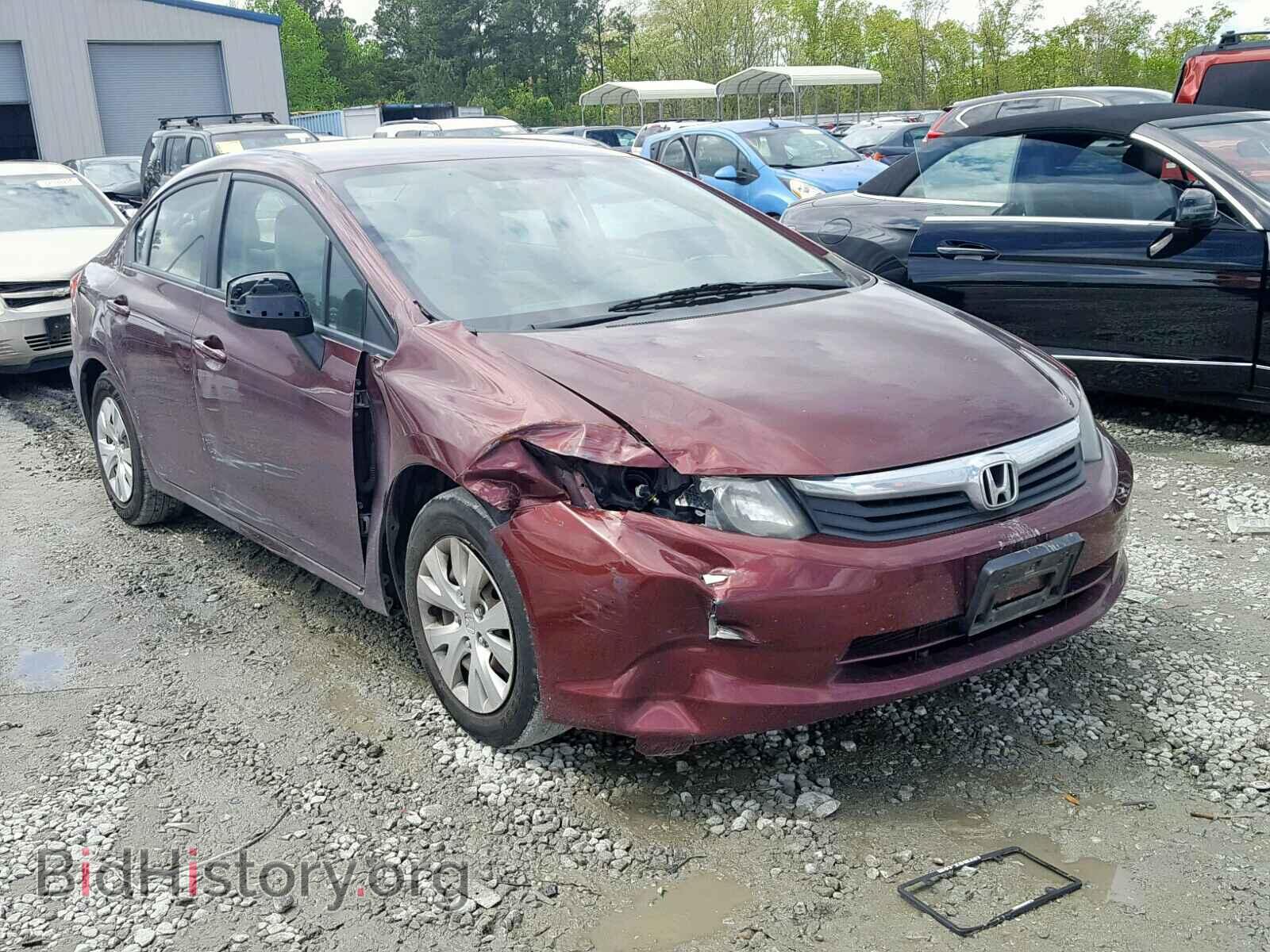 Фотография 19XFB2F59CE345011 - HONDA CIVIC LX 2012