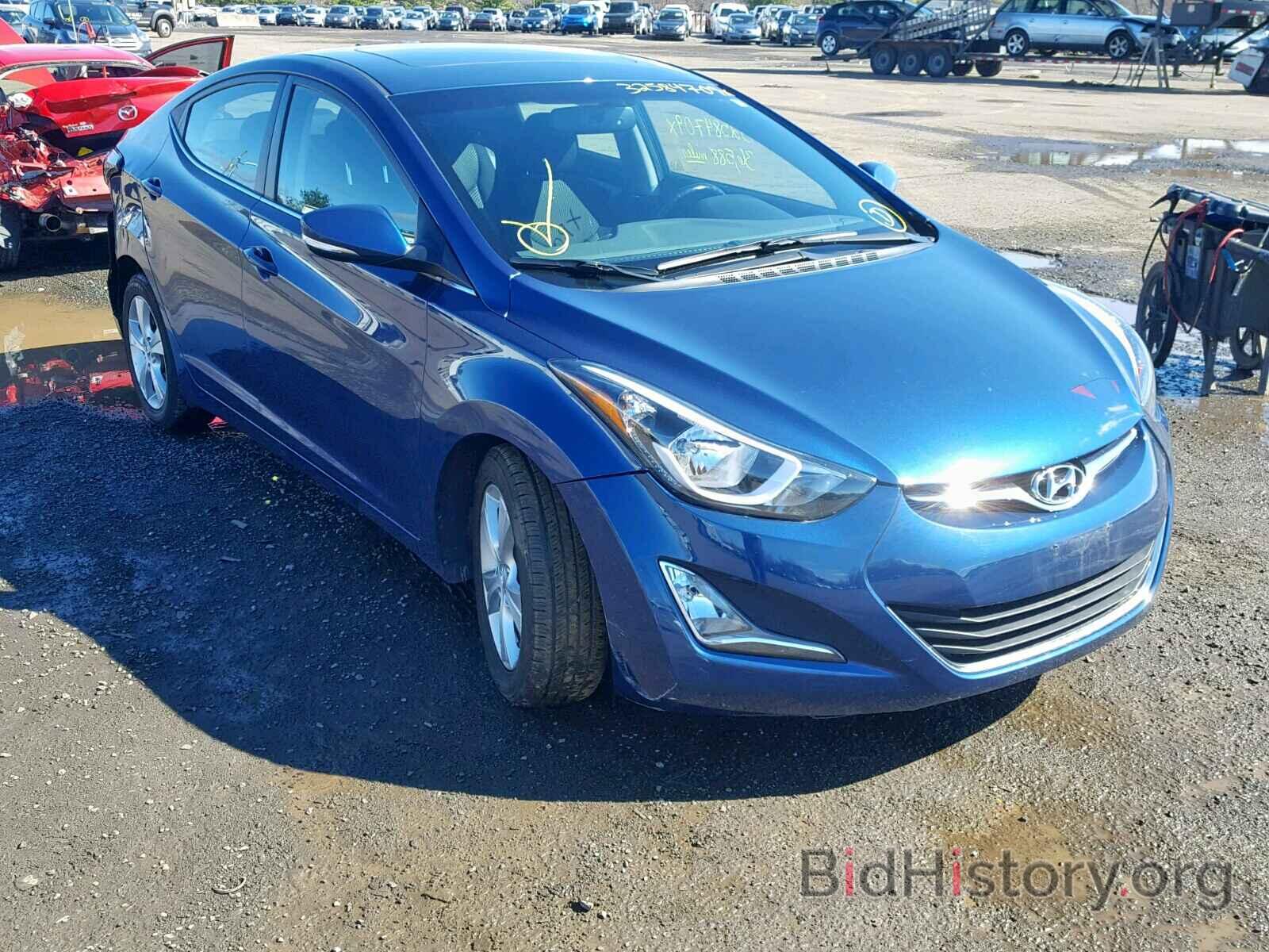 Photo 5NPDH4AE0GH750989 - HYUNDAI ELANTRA 2016