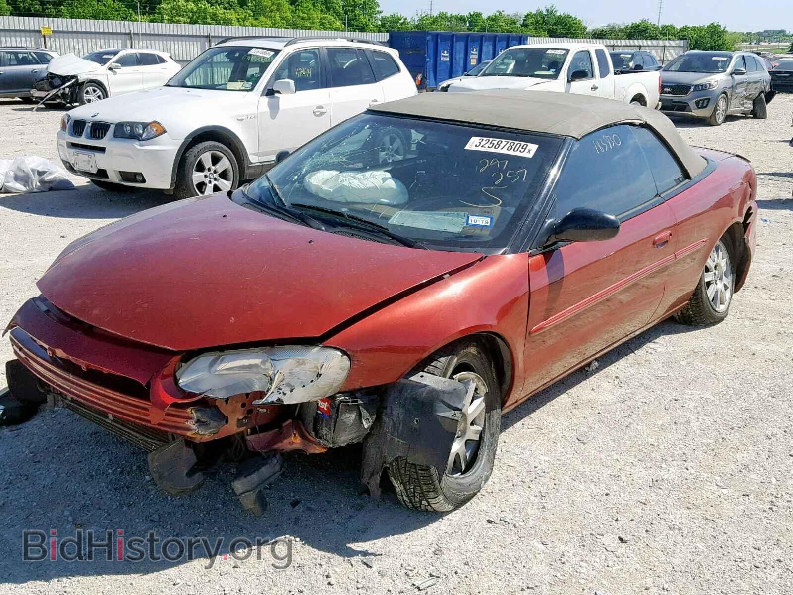 2002 CHRYSLER SEBRING - VIN: 1C3EL75R72N297257 - Фото 2