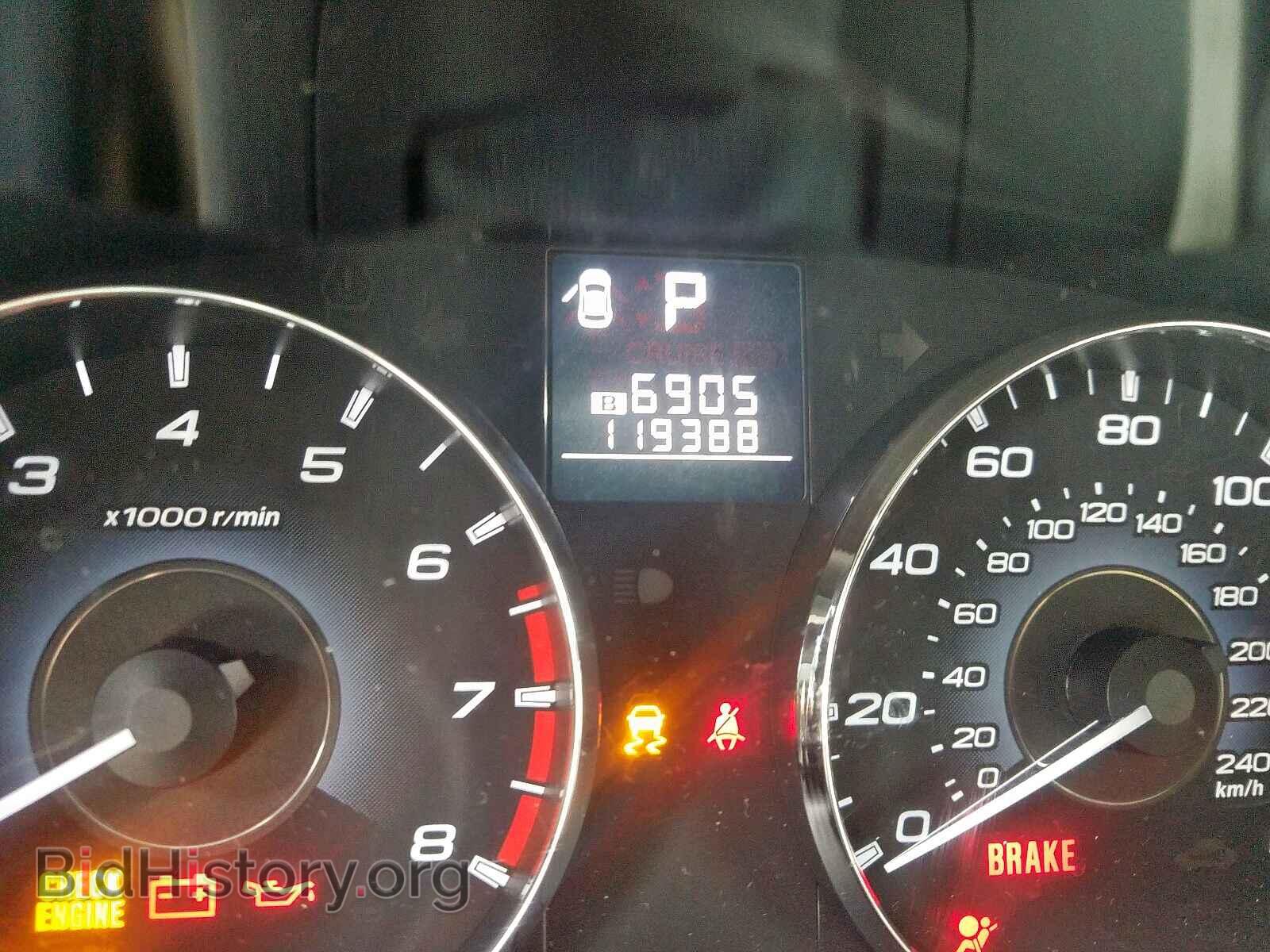 2012 SUBARU OUTBACK - VIN: 4S4BRBLC8C3224552 - Фото 8