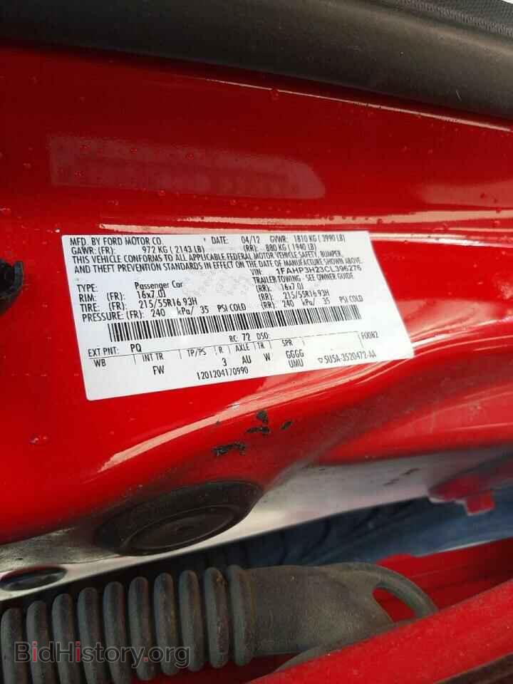 2012 FORD FOCUS - VIN: 1FAHP3H23CL396276 - Фото 10