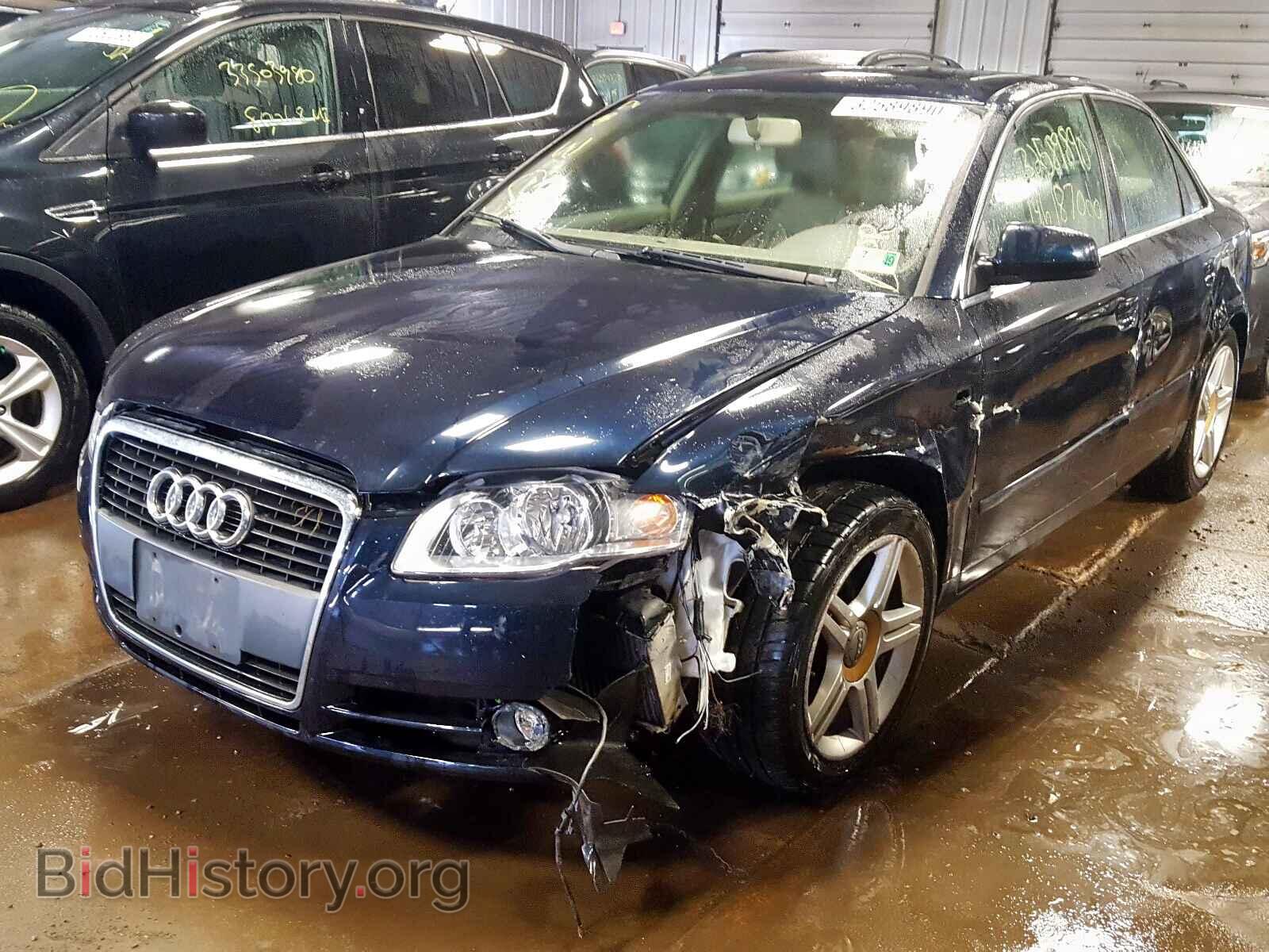 2007 AUDI A4 - VIN: WAUDF78E57A076369 - Фото 2