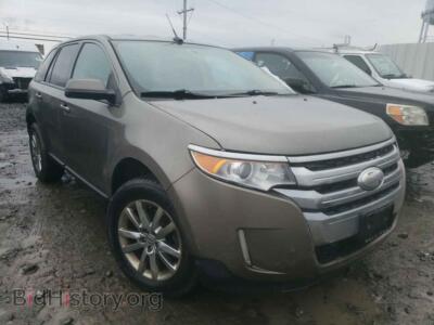 2014 Ford EDGE, tan — VIN 2FMDK4JC3EBA44121, Copart