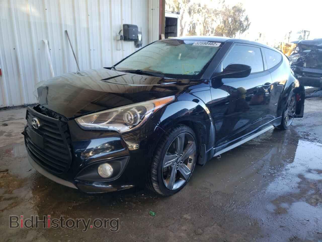 2014 HYUNDAI VELOSTER - VIN: KMHTC6AEXEU199748 - Фото 2