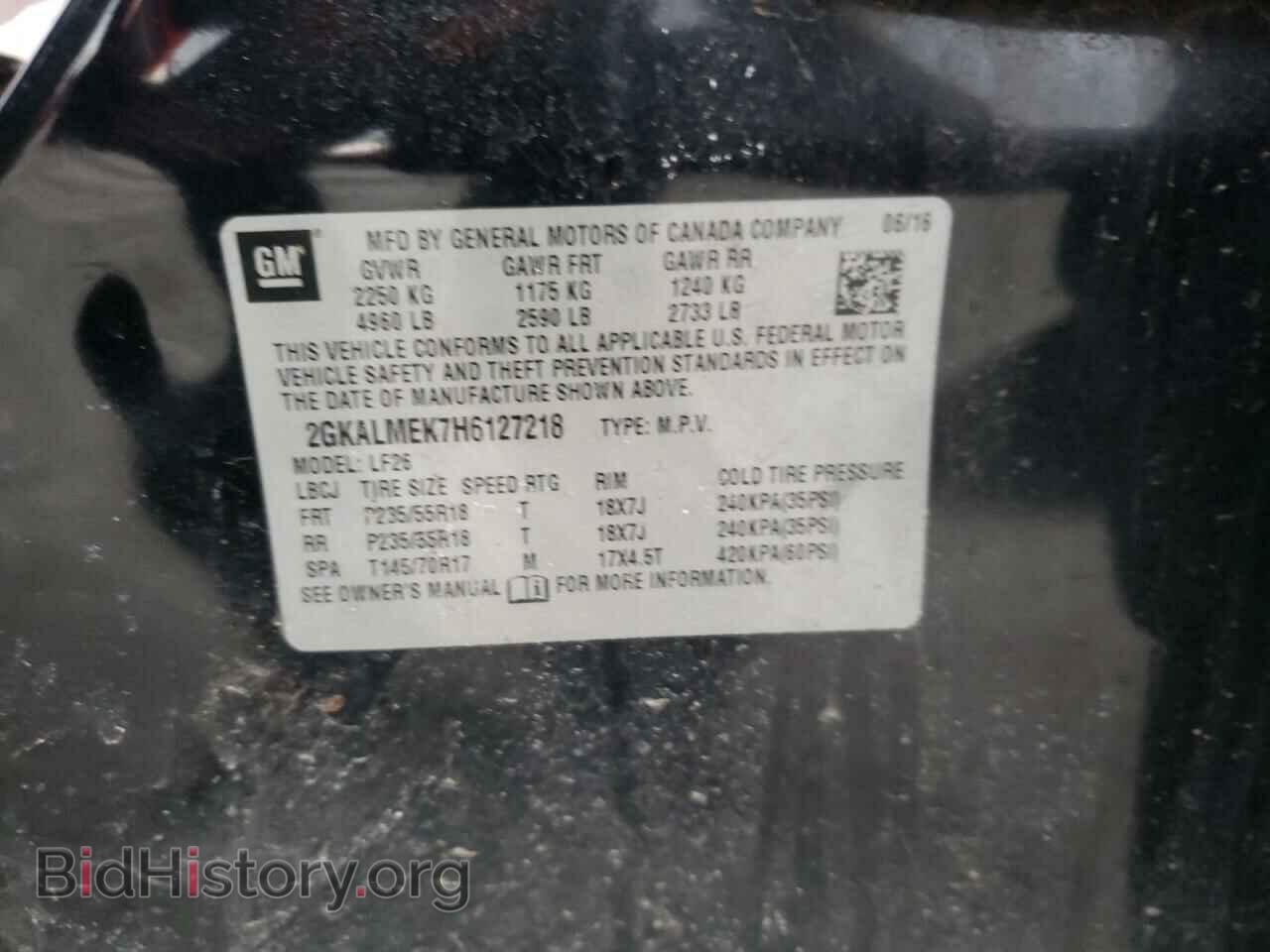 2017 GMC TERRAIN - VIN: 2GKALMEK7H6127218 - Фото 10