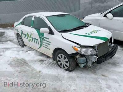 2011 Toyota COROLLA BA, белый — VIN 2T1BU4EE2BC568946, Copart