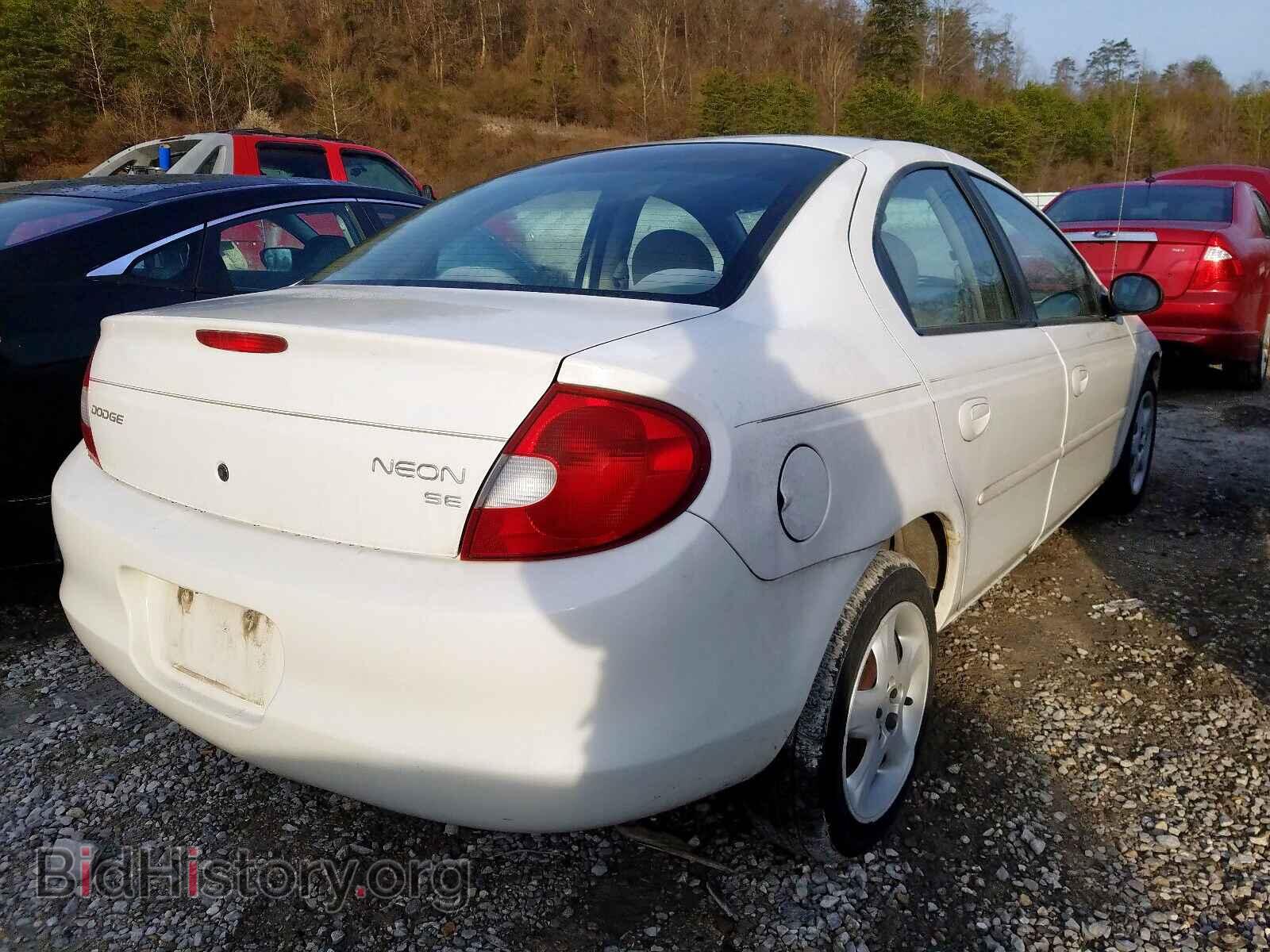 2002 DODGE NEON - VIN: 1B3AS46C82D601001 - Фото 4