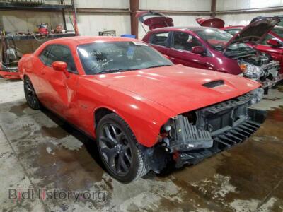 2019 Dodge CHALLENGER, красный — VIN 2C3CDZBT0KH524409, Copart