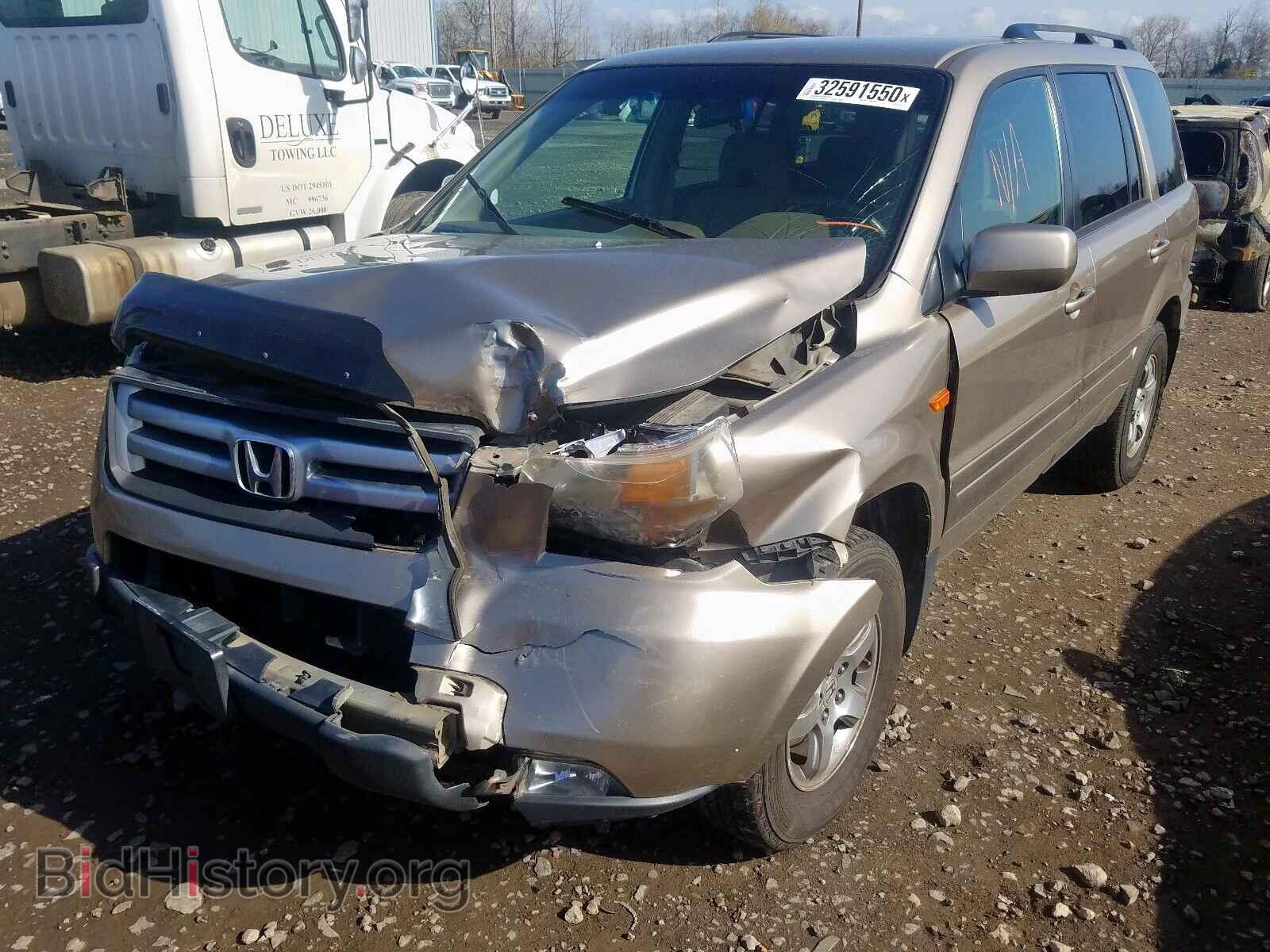 2007 HONDA PILOT - VIN: 2HKYF18417H513138 - Фото 2