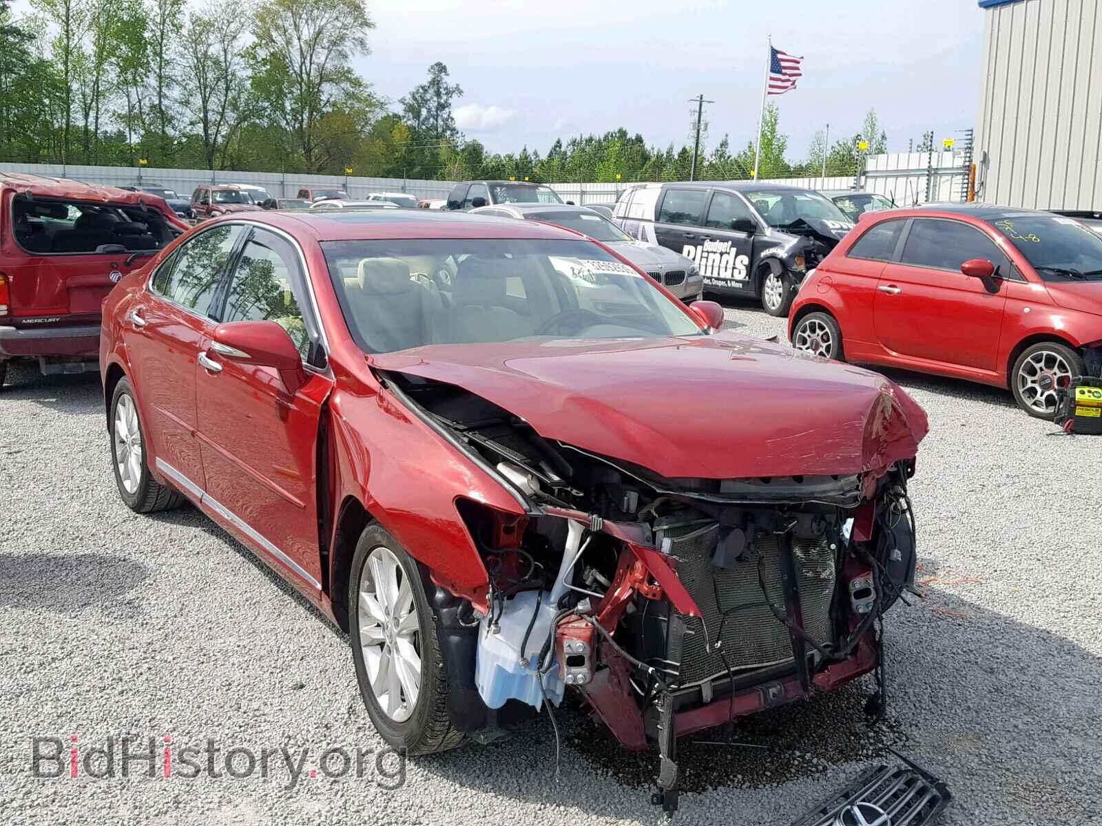 Photo JTHBK1EG2C2495405 - LEXUS ES350 2012