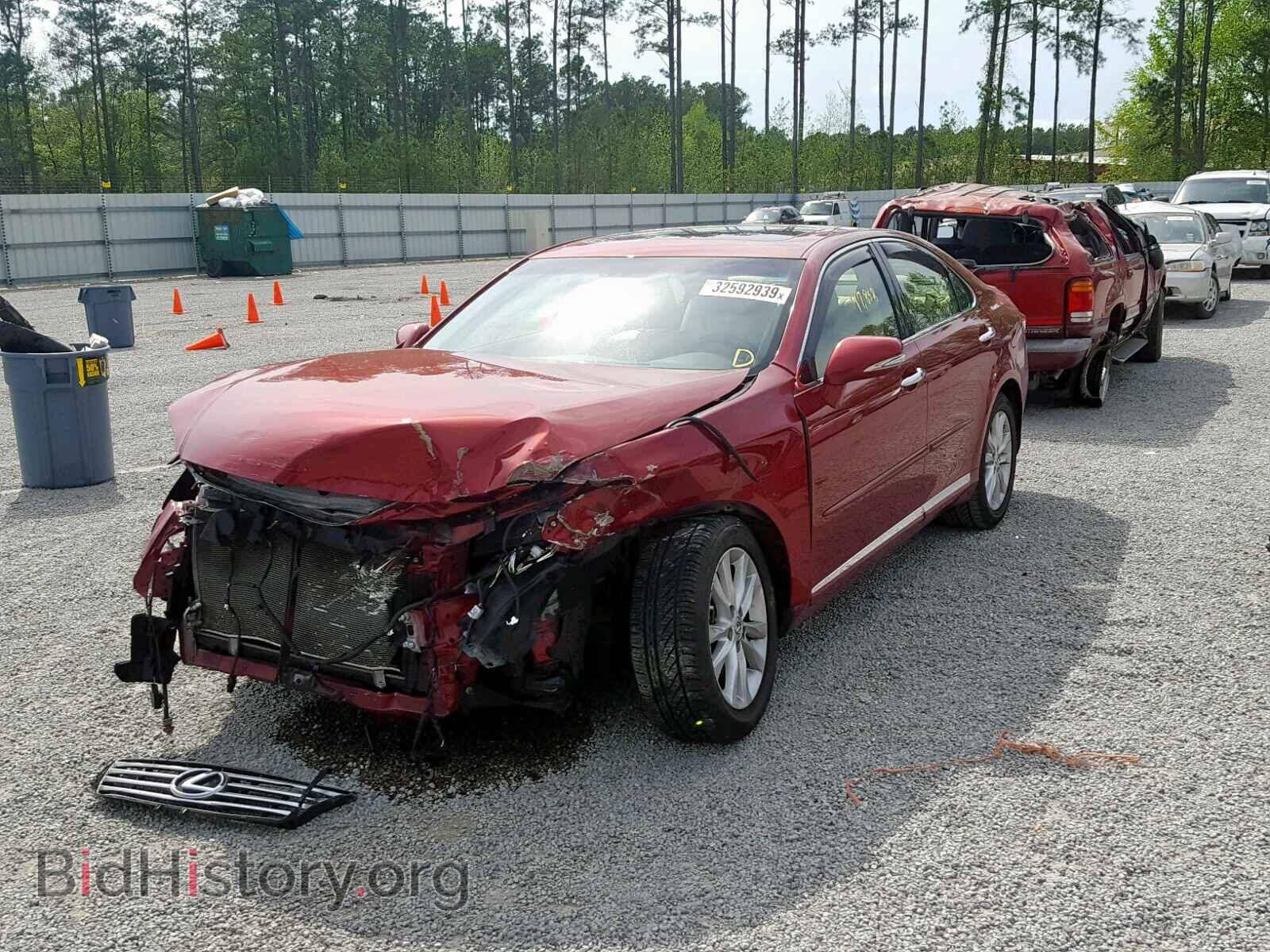 2012 LEXUS ES350 - VIN: JTHBK1EG2C2495405 - Фото 2