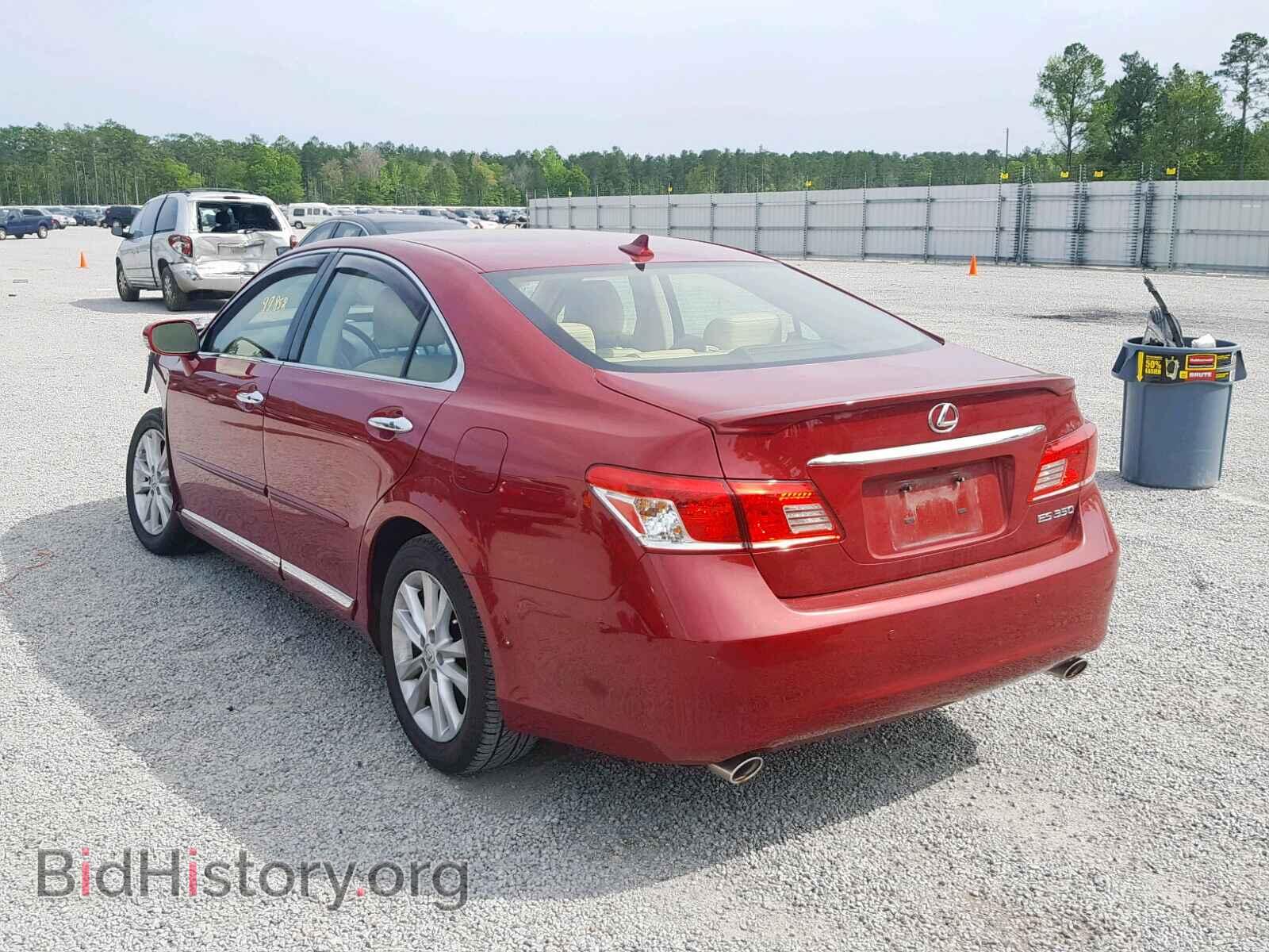 2012 LEXUS ES350 - VIN: JTHBK1EG2C2495405 - Фото 3