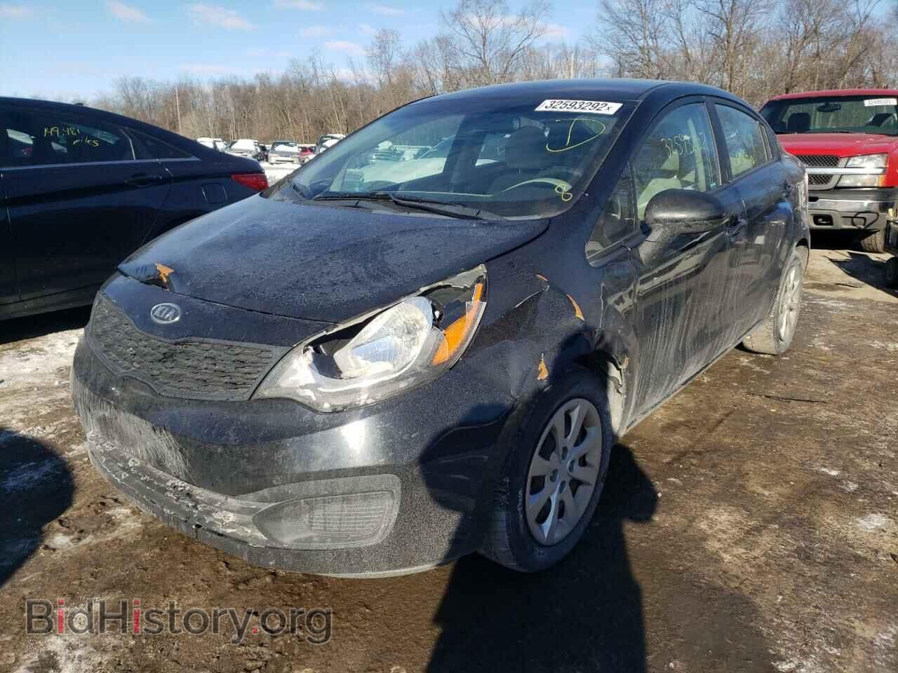 2012 KIA RIO - VIN: KNADM4A37C6047563 - Фото 2
