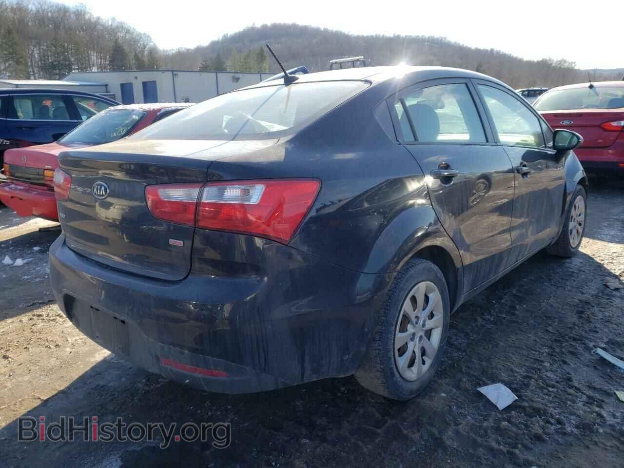 2012 KIA RIO - VIN: KNADM4A37C6047563 - Фото 4