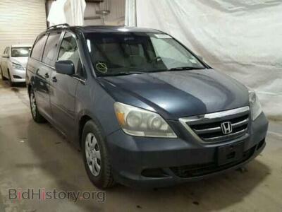 2005 Honda ODYSSEY Odyssey EX, серый — VIN 5FNRL38775B068676, Copart