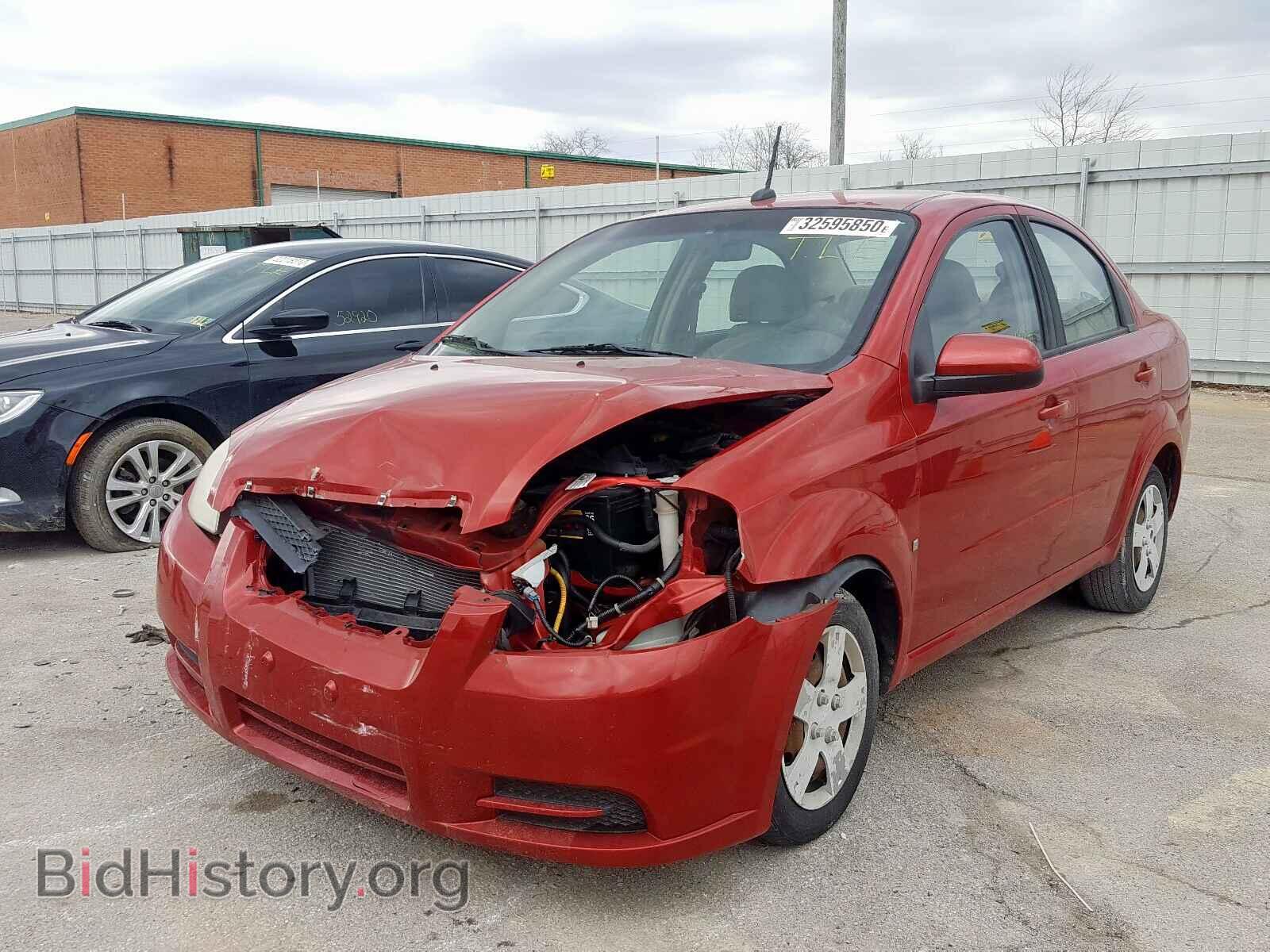 2009 CHEVROLET AVEO - VIN: KL1TD56E89B662595 - Фото 2