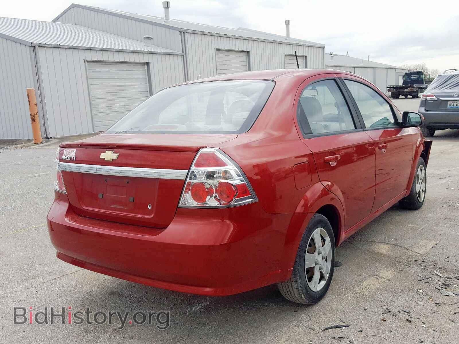 2009 CHEVROLET AVEO - VIN: KL1TD56E89B662595 - Фото 4