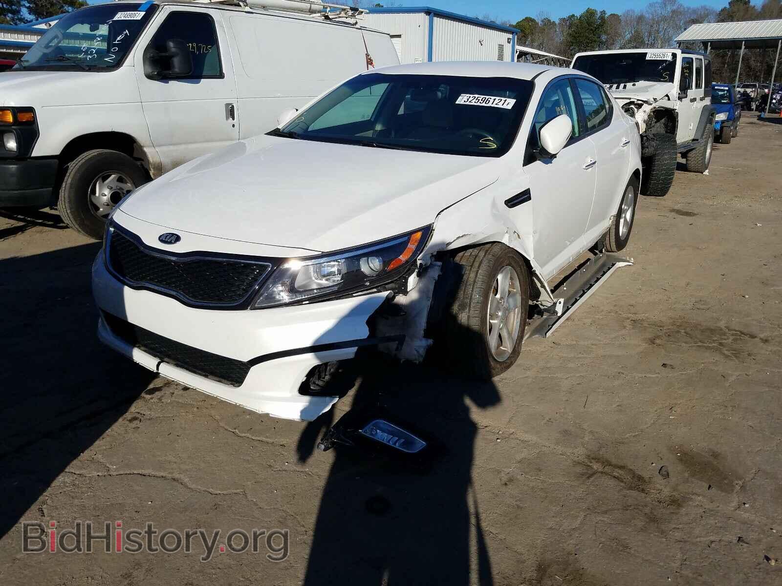 2015 KIA OPTIMA - VIN: KNAGM4A75F5639165 - Фото 2