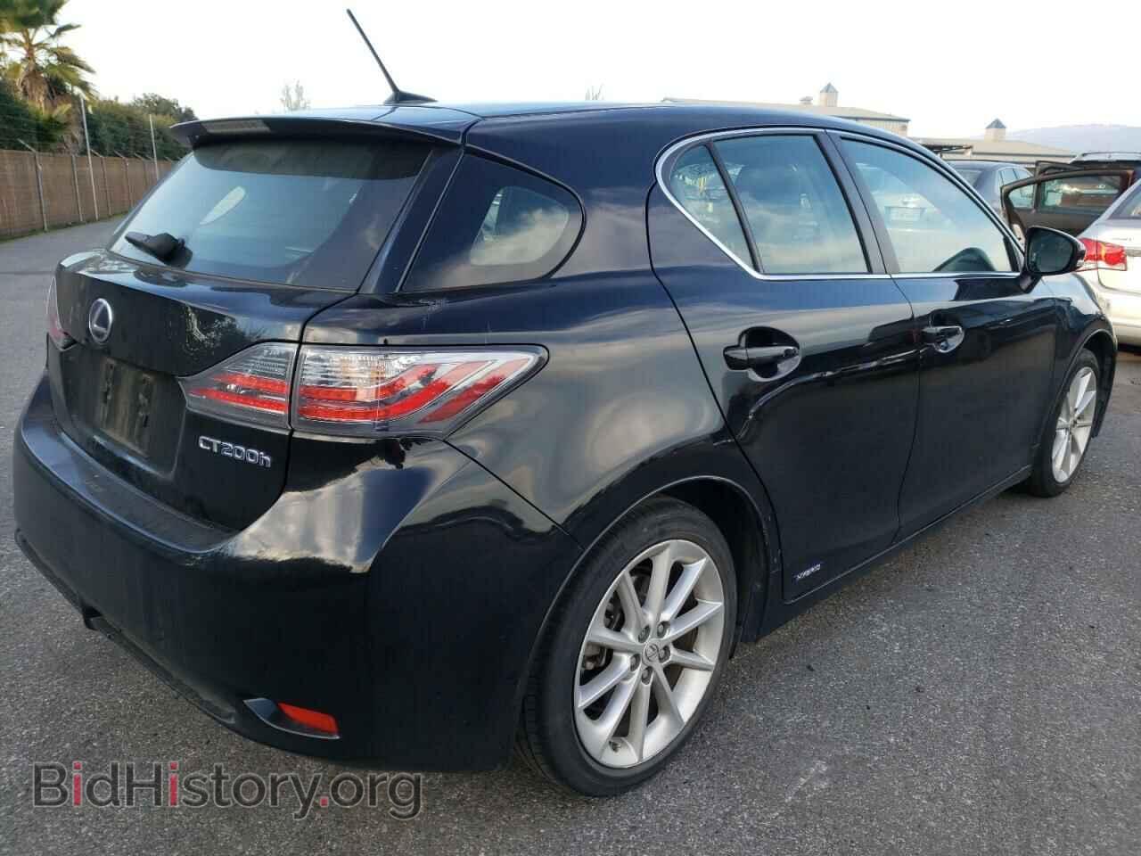 2012 LEXUS CT 200 - VIN: JTHKD5BH1C2105005 - Фото 4