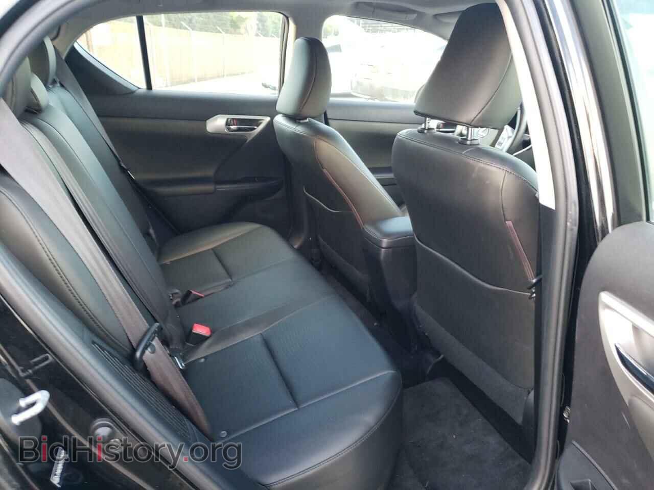2012 LEXUS CT 200 - VIN: JTHKD5BH1C2105005 - Фото 6