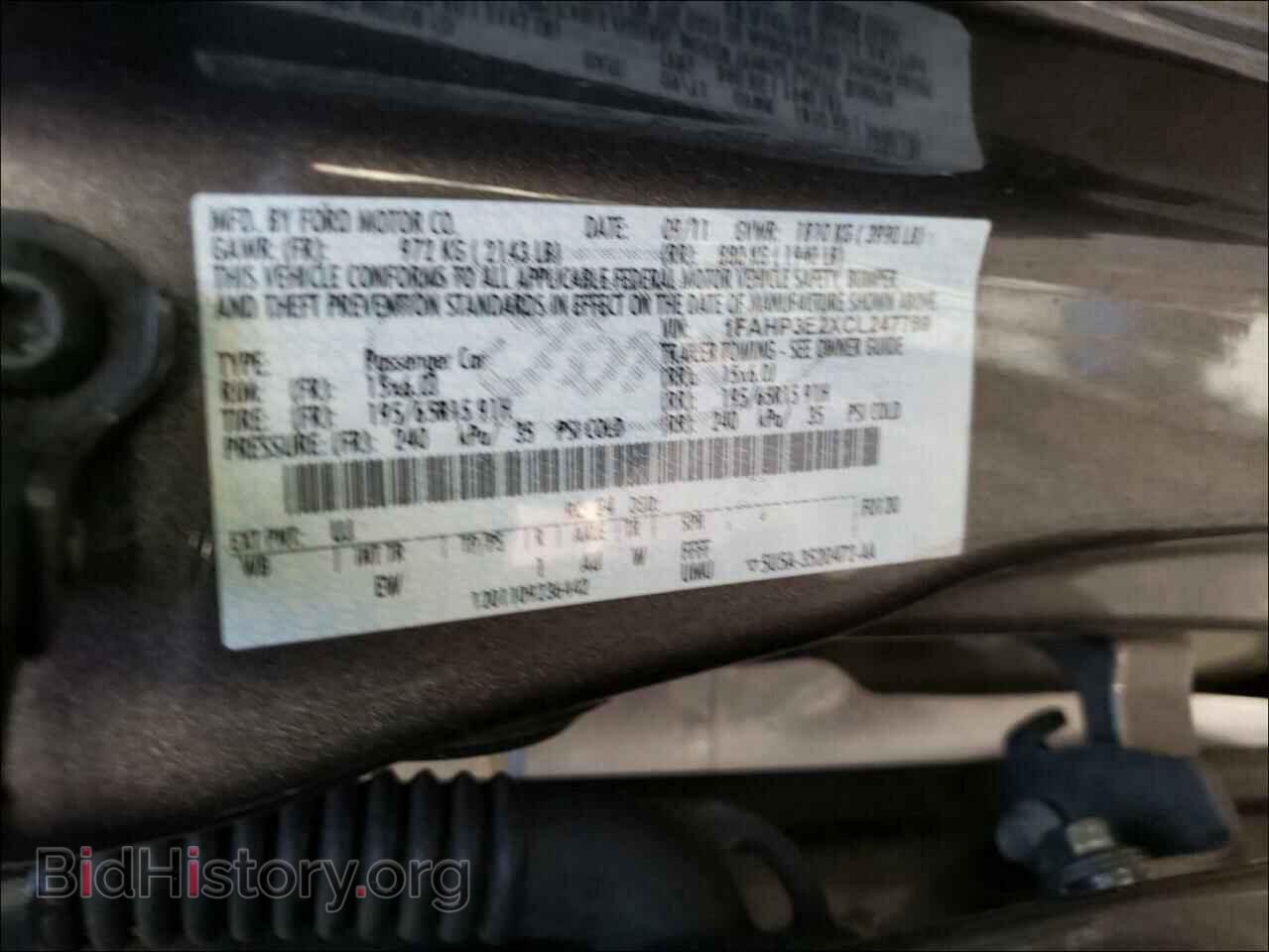 2012 FORD FOCUS - VIN: 1FAHP3E2XCL247769 - Photo 10