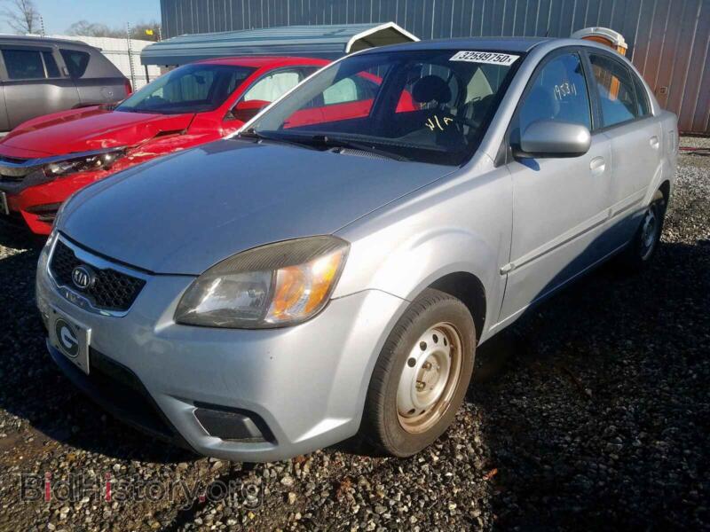2011 Kia RIO BASE (VIN KNADH4A37B6929187) — photo 1 of 8, Copart, damage: mechanical